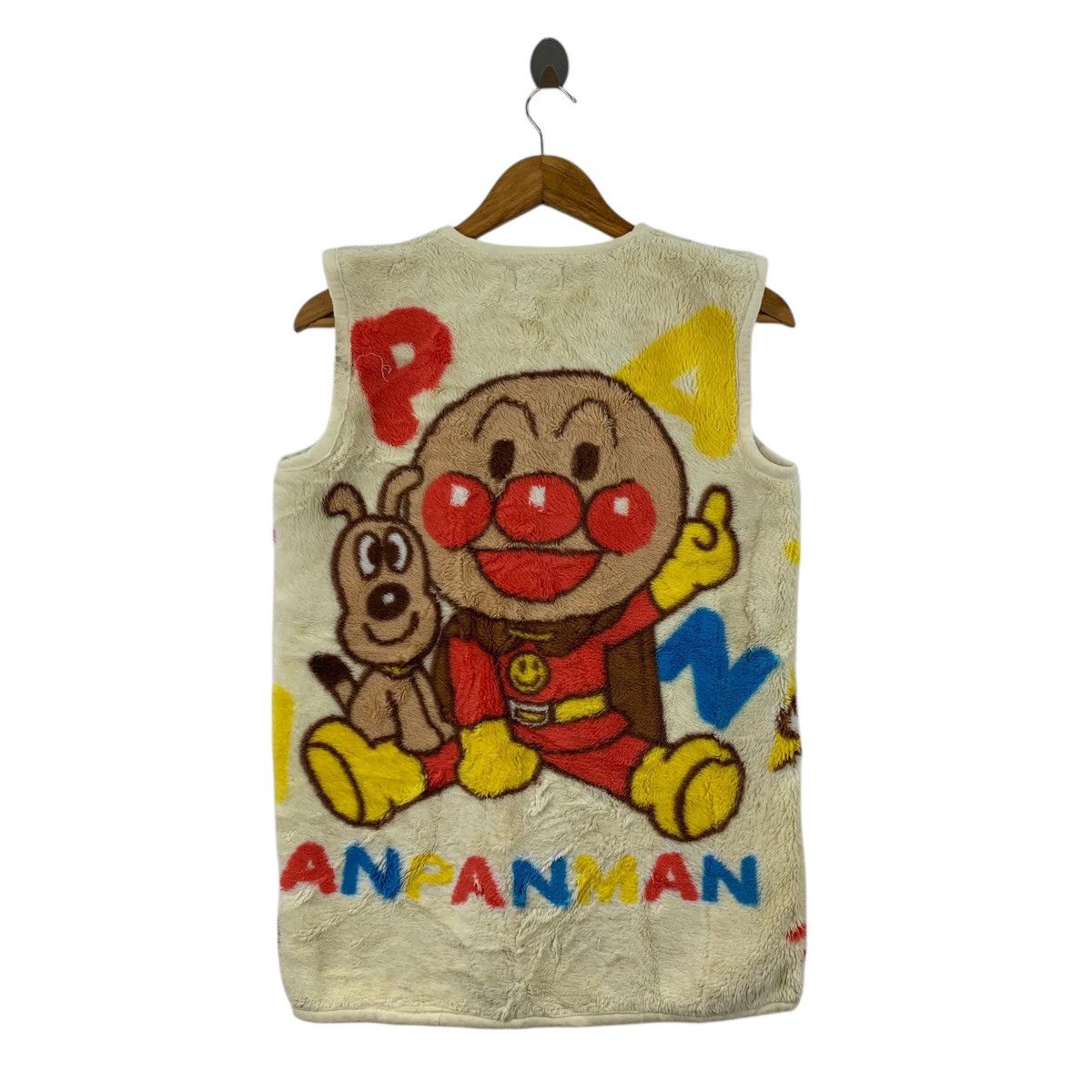 Vintage Vintage ANPANMAN BANDAI Japanese Cartoon Fleece Vest Jacket Size US S / EU 44-46 / 1 - 2 Thumbnail