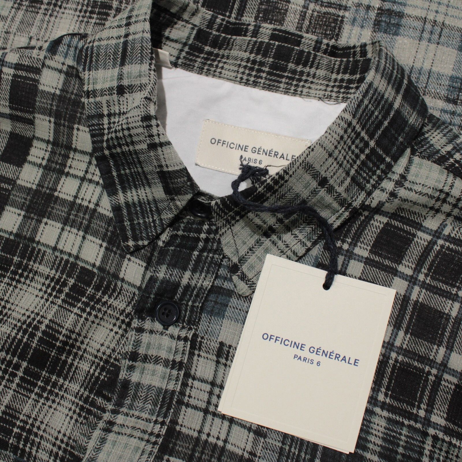 Officine Generale New with tags Shirt Size M US In Gray