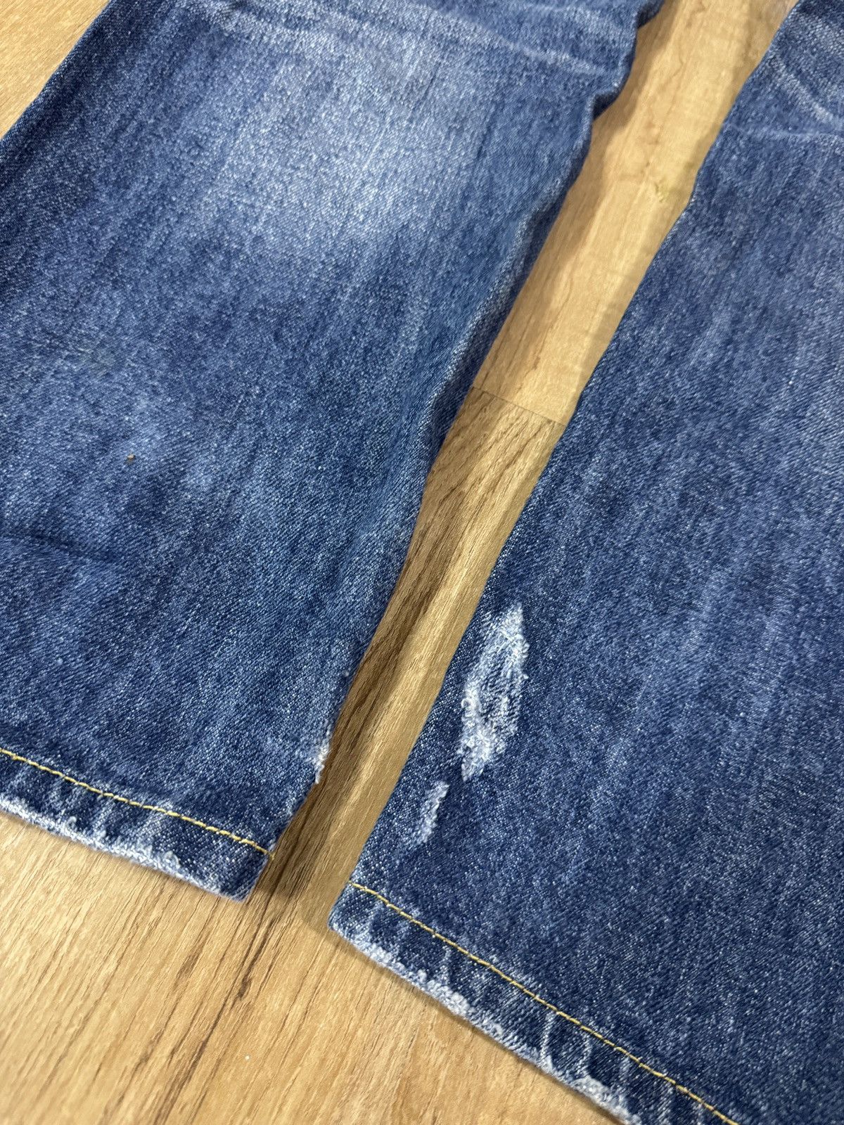 If Six Was Nine JAPANESE BRAND BORO STYLE PATCHWORKS JEANS Size US 30 / EU 46 - 4 Thumbnail