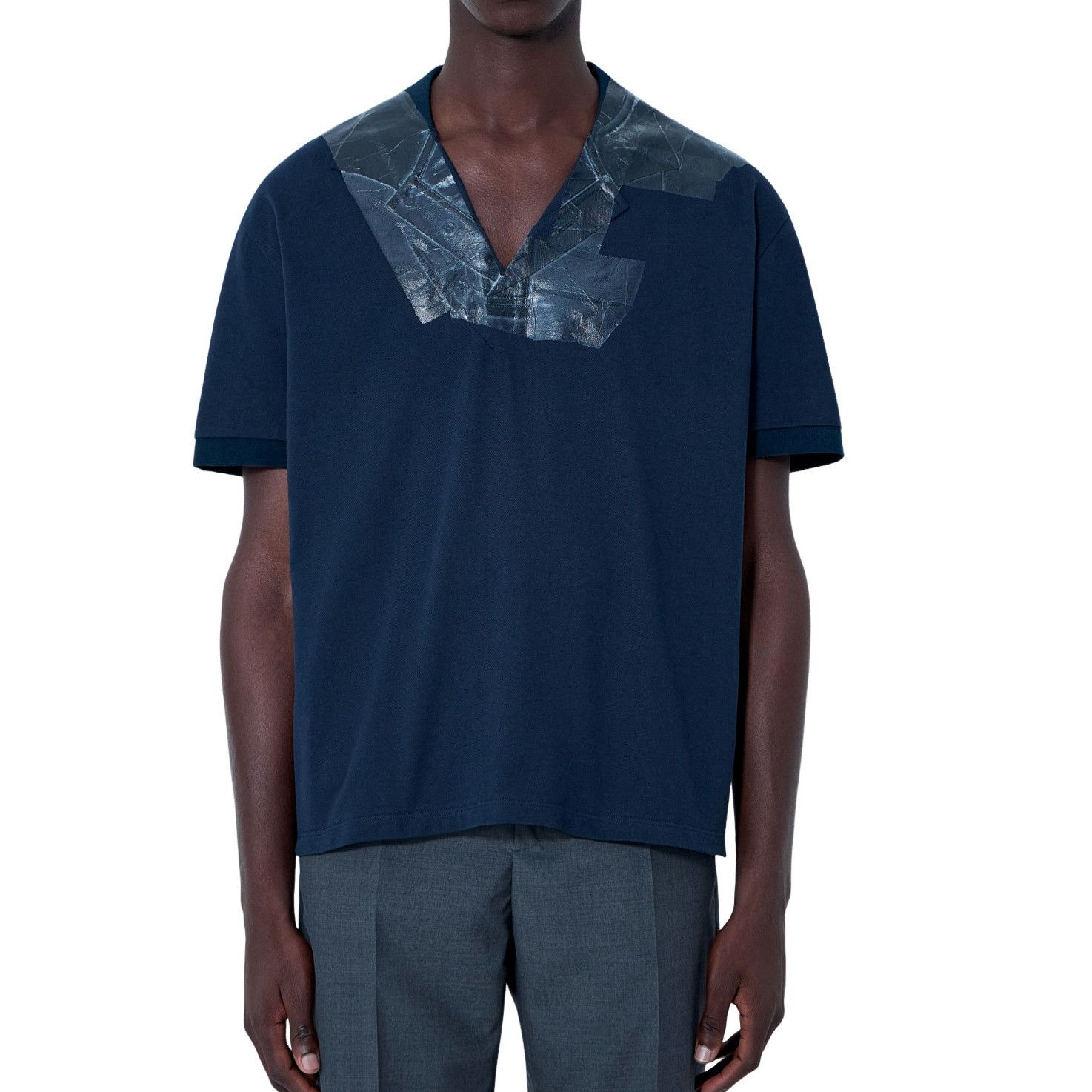 Maison Margiela NEW MAISON MARGIELA MM6 TOPAZ BLUE TEE | Grailed