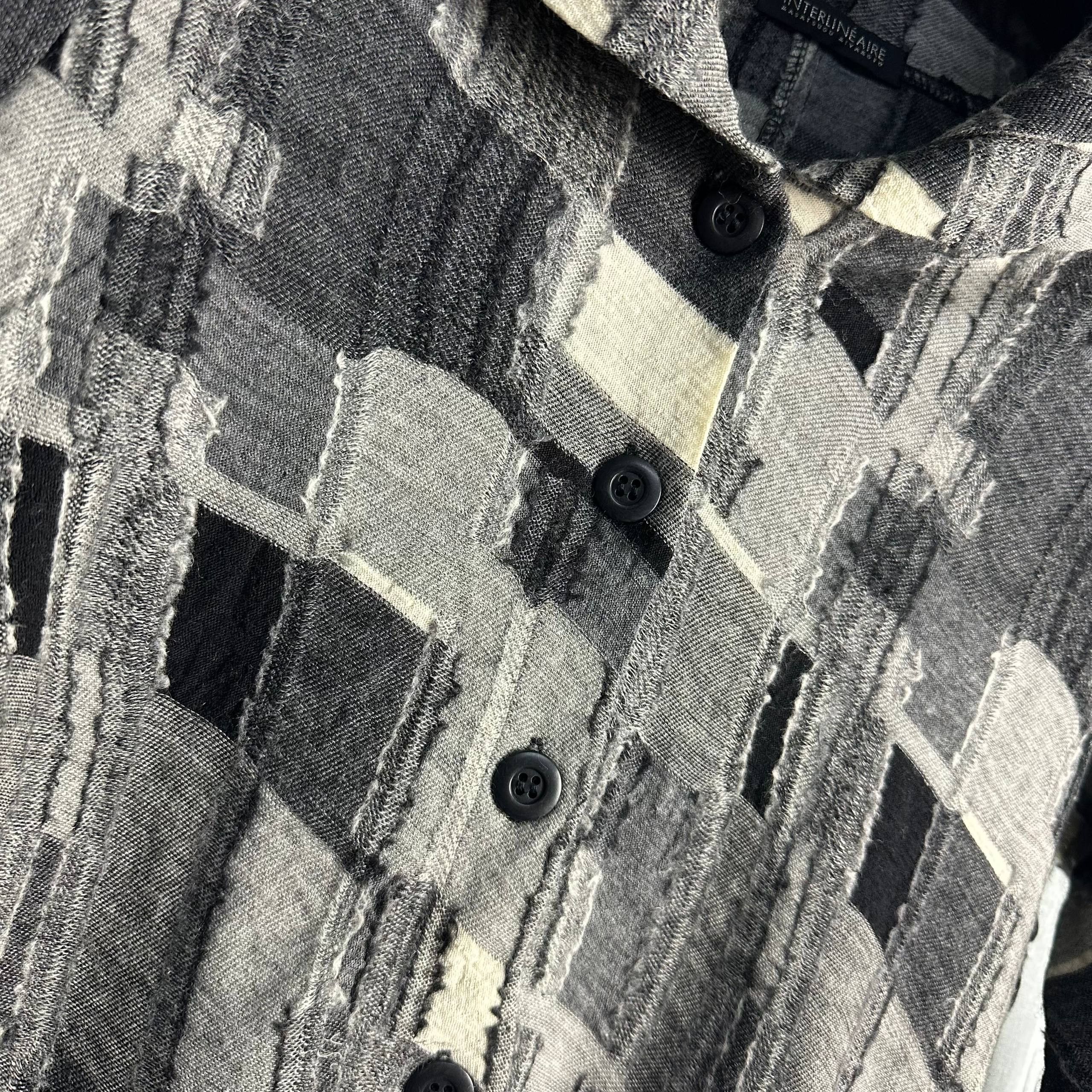Japanese Brand Archive INTERLINEAIRE Cult Avant Garde Patchwork Sweater Size US M / EU 48-50 / 2 - 10 Thumbnail