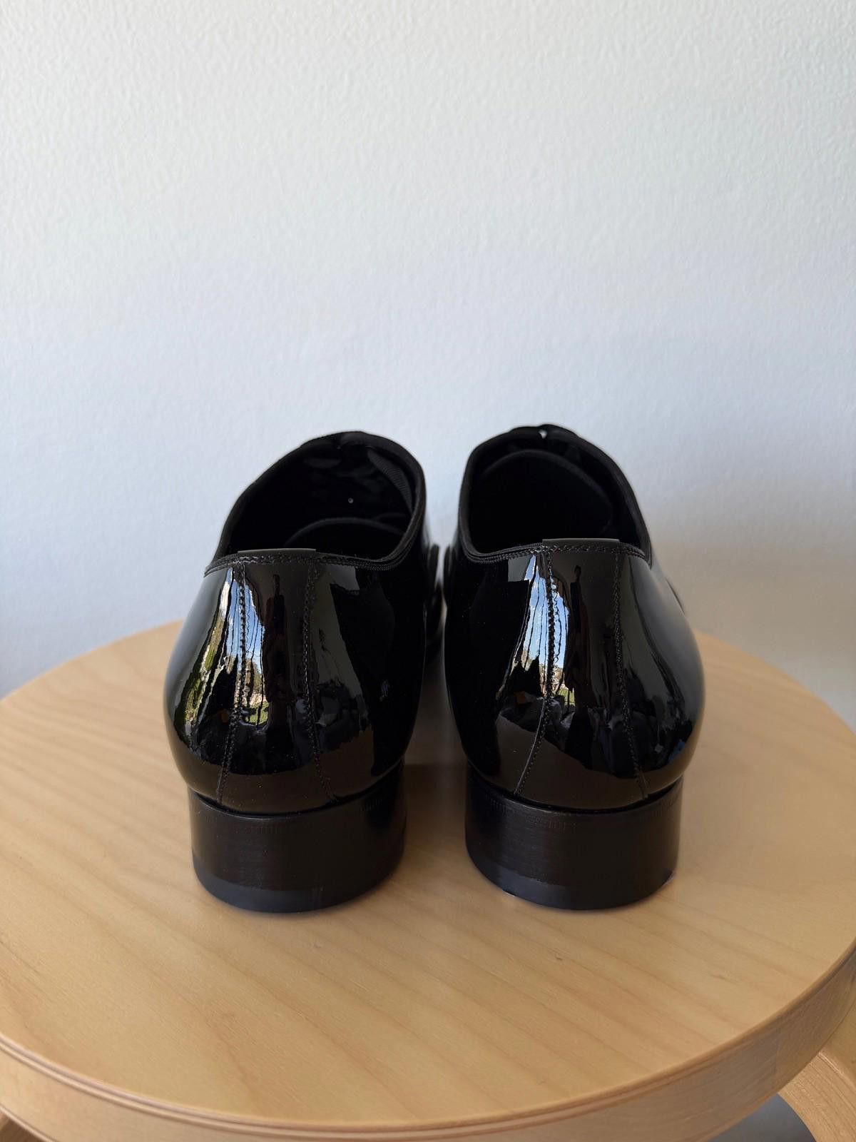 Tom Ford new Tom Ford mens patent leather edgar lace up shoes black 7 Size US 8 / EU 41 - 6 Thumbnail