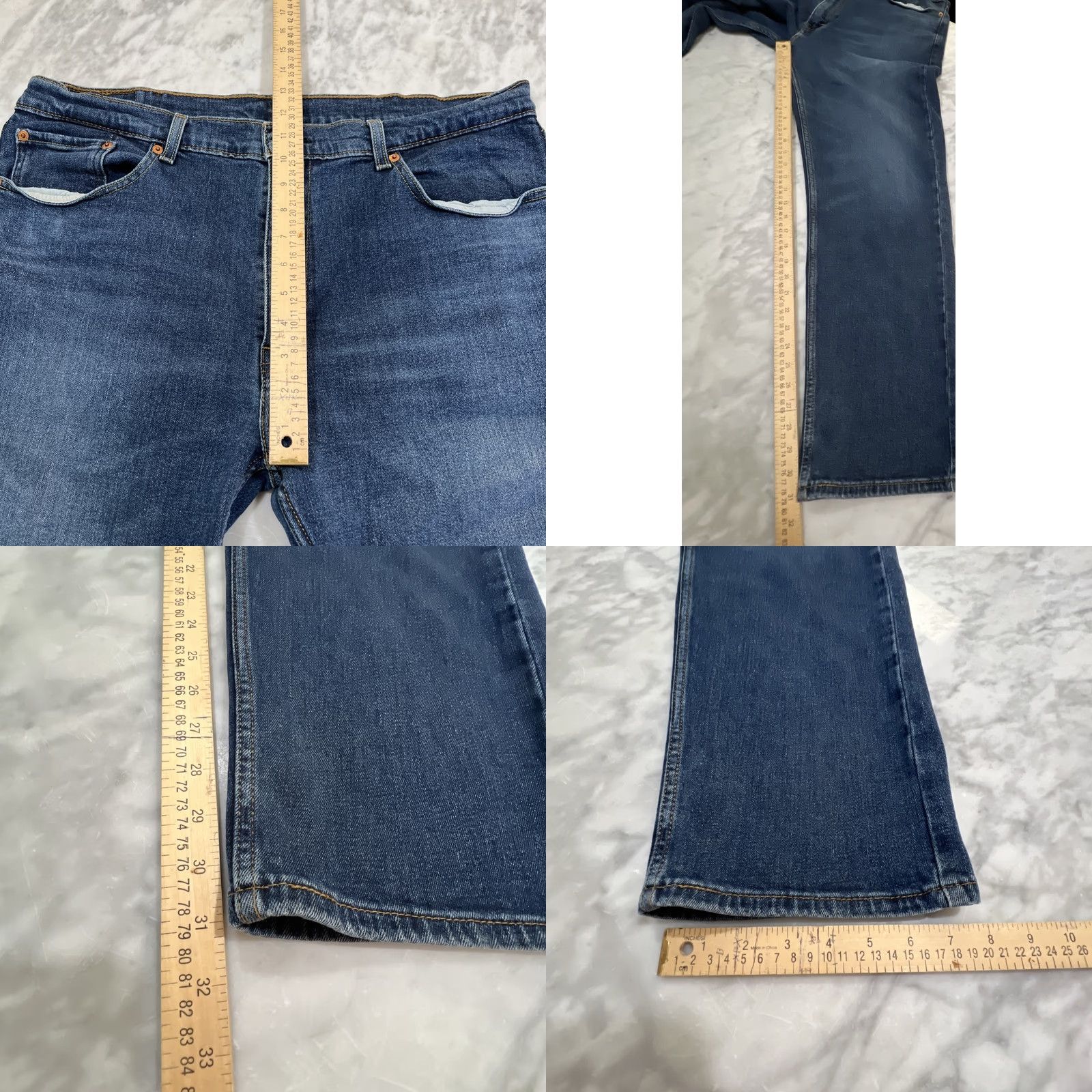 Levi's Levi's 505 Denim Jeans Men’s 38x32 38x31 Blue Straight Stretch Zipper Fly Zip Fly Regular Fit 5-Pocket Denim Jeans USA Theme Brand Levi's 500 Series Size US 38 / EU 54 - 10 Thumbnail