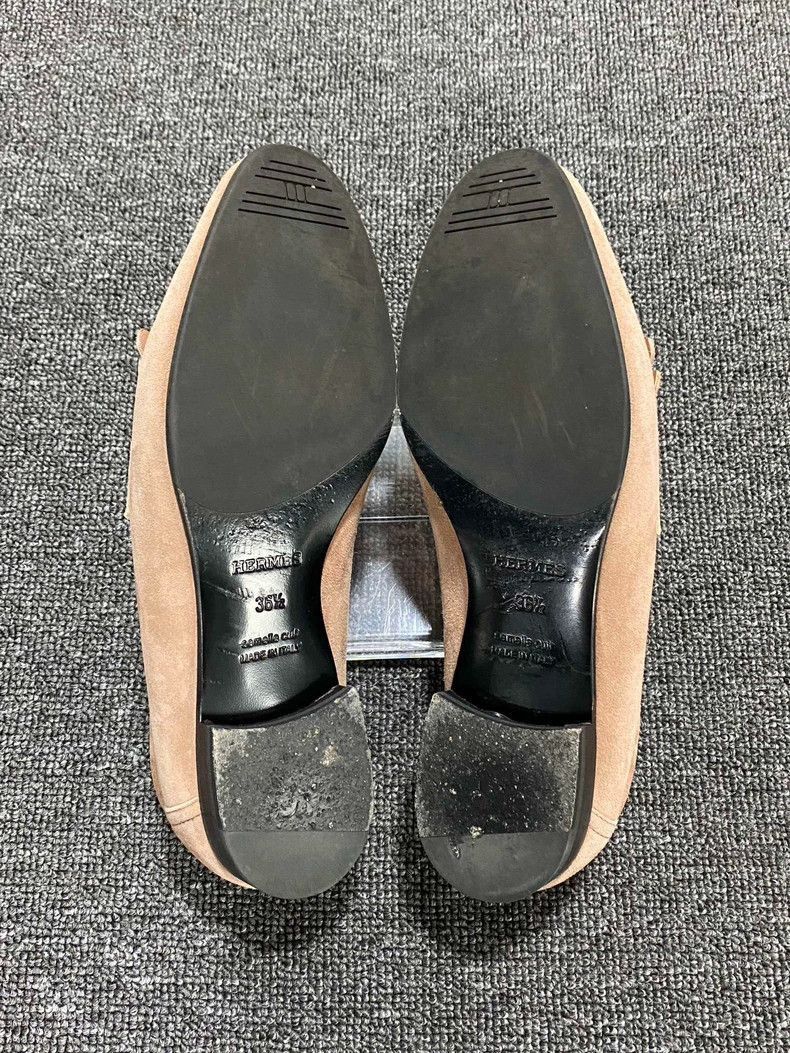 Hermes Hermes Fringed Suede Mules Loafers-2506 Size US 6 / IT 36 - 6 Thumbnail