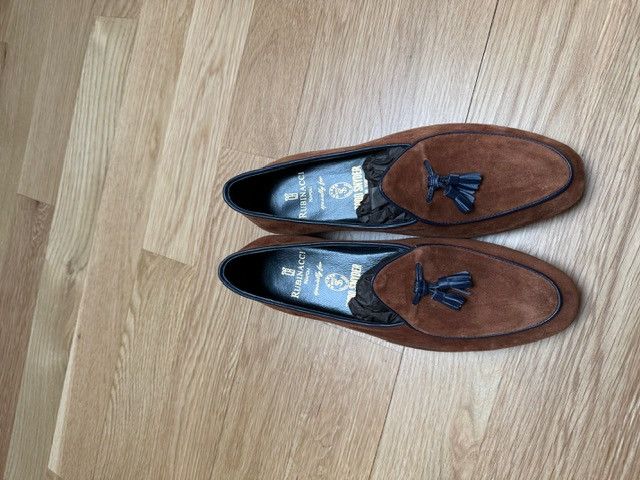 Rubinacci Todd Snyder x Rubinacci Suede Marphy Loafer – Size 9 (New) Size US 9 / EU 42 - 2 Thumbnail