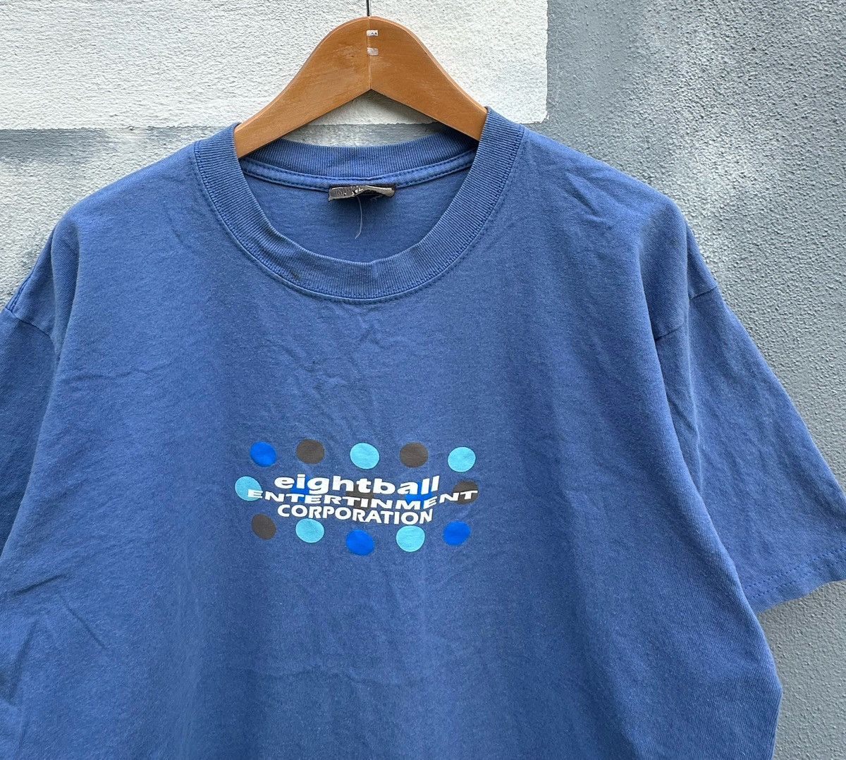 Vintage Vintage 90s Eightball entertinment corporation blue tee L Size US L / EU 52-54 / 3 - 3 Thumbnail