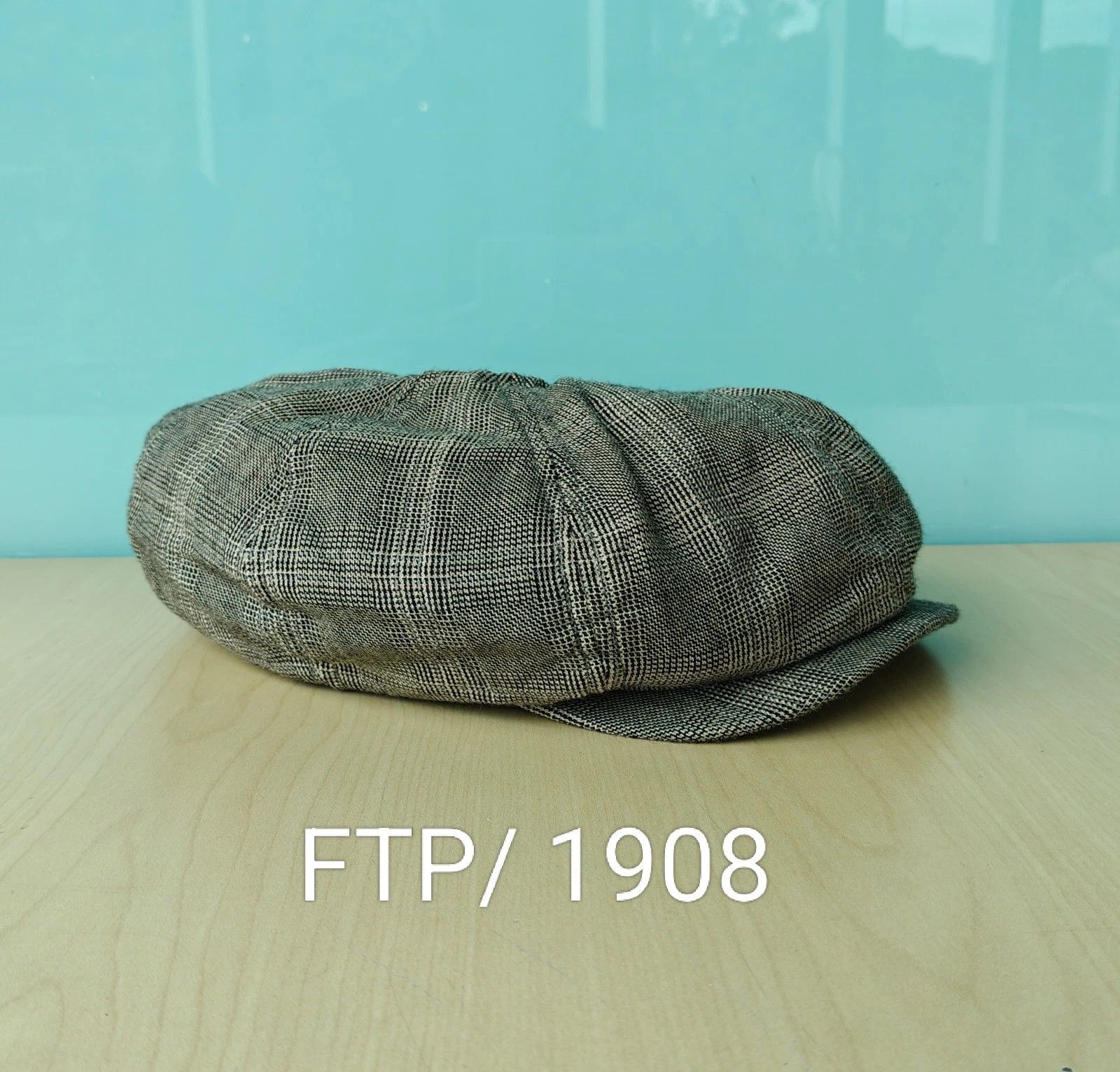 帽子 RRL GLEN PLAID NEWSBOY CAP RRL Ralph Lauren DOUBLE RL Wool-Cotton Glen Plaid Newsboy Cap T