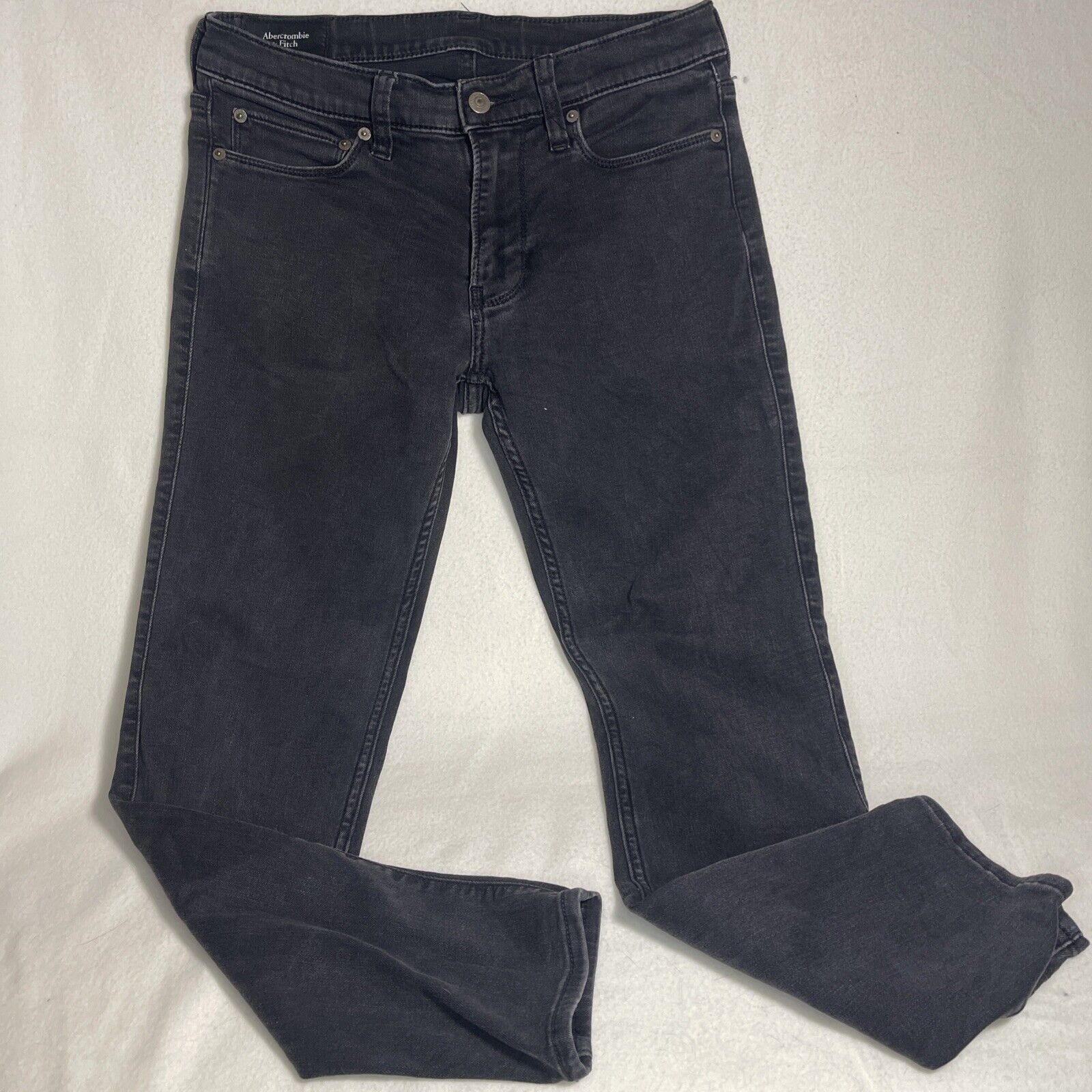 Abercrombie & Fitch Abercrombie Fitch Men's Jeans 30x32 Black Skinny Taper Size US 30 / EU 46 - 1 Thumbnail