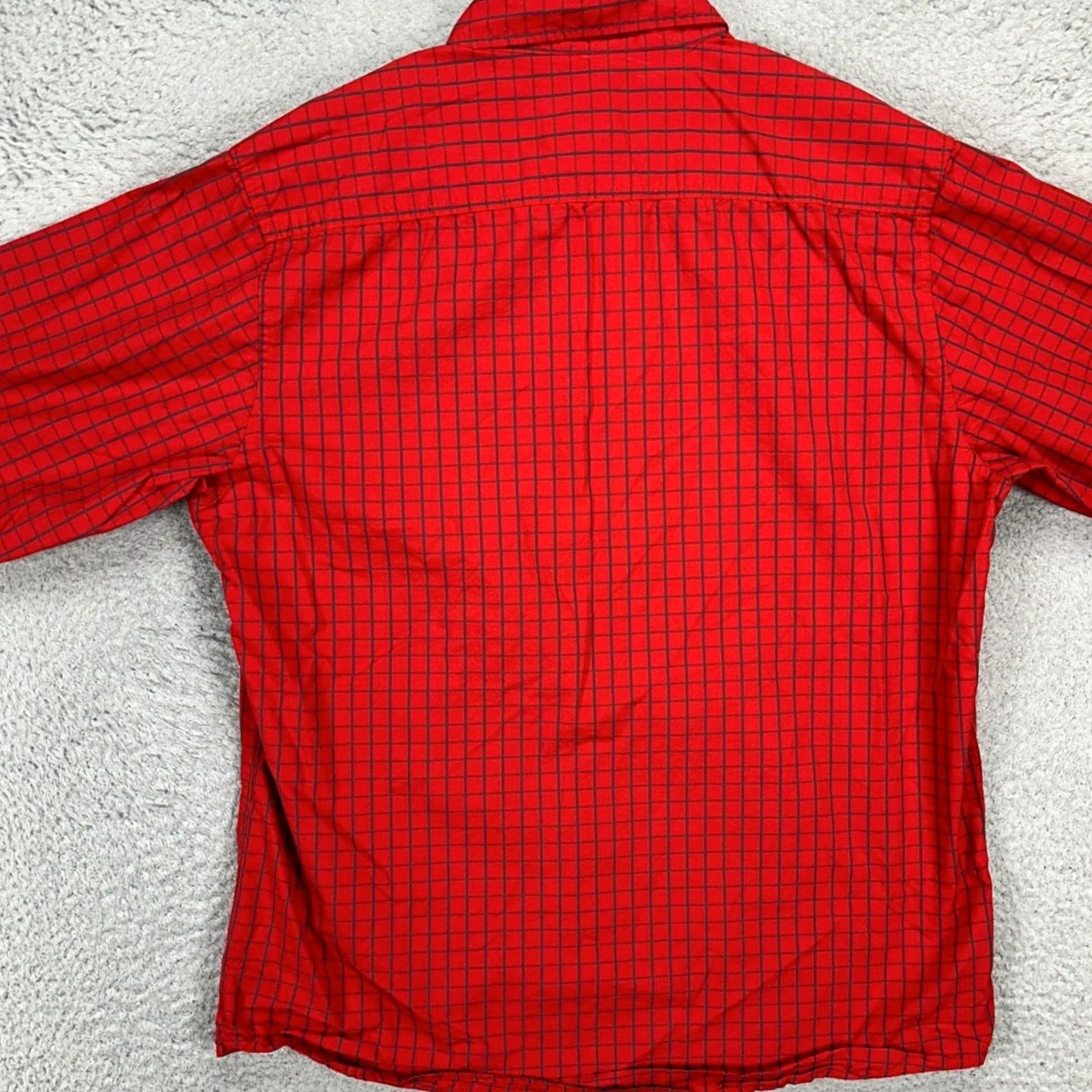 Vintage VINTAGE Ohio State Buckeyes Varsity Mens Button Down Shirt Medium Red Grid Check Casual Size US M / EU 48-50 / 2 - 3 Thumbnail