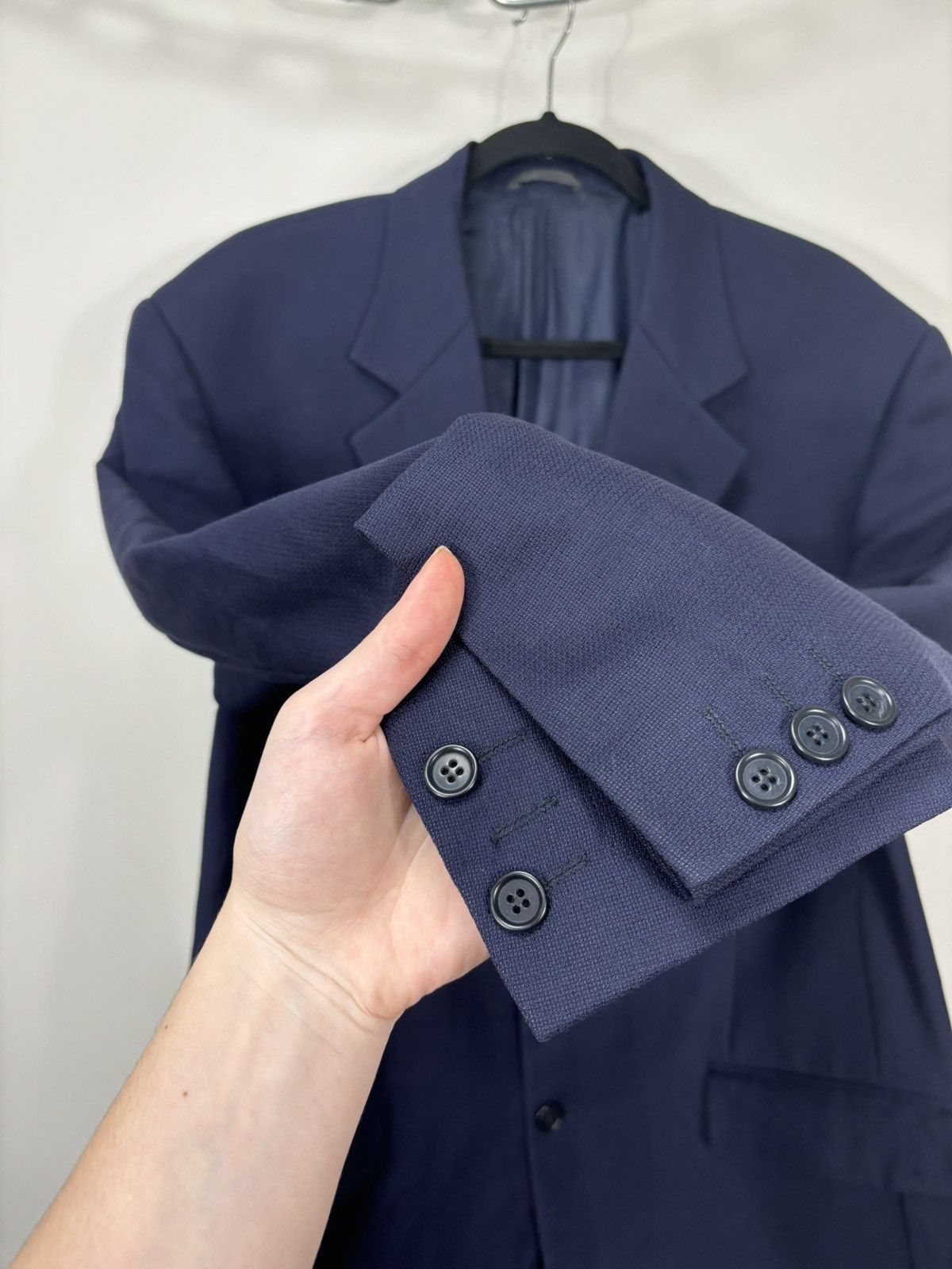 Missoni Vintage Missoni Example Navy Luxury Wool Blazer Jacket Size 46R - 9 Thumbnail