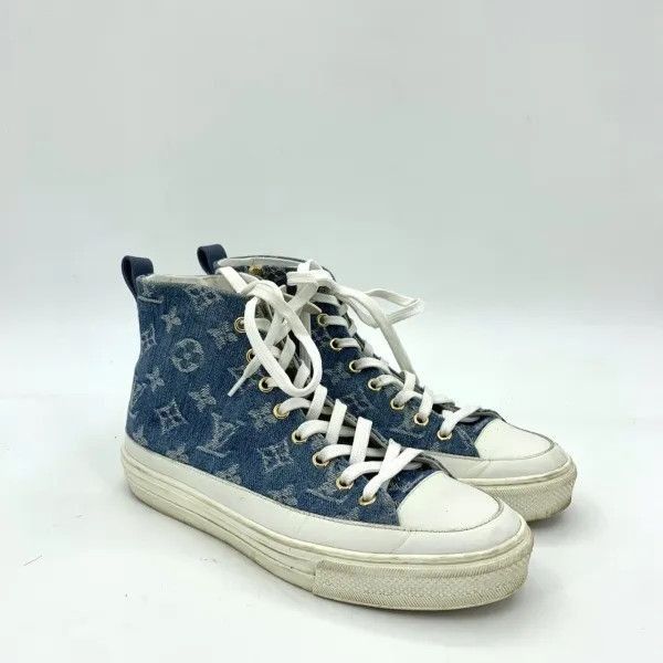 Louis Vuitton Louis Vuitton Stellar Blue Casual Sneakers -2508 Size US 7.5 / EU 40-41 - 6 Thumbnail