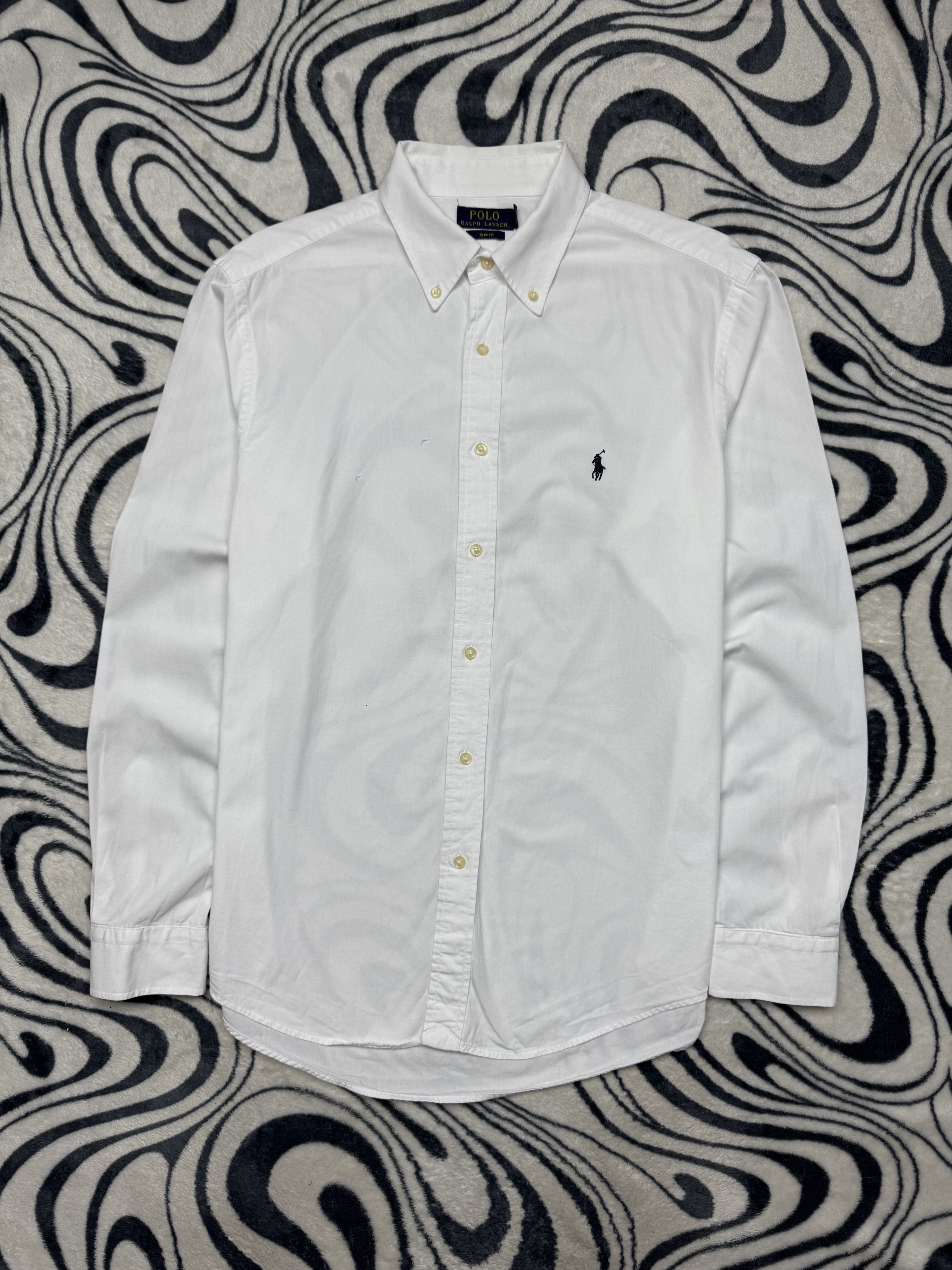 Polo Ralph Lauren Polo Ralph Lauren Mens Long Sleeve White Shirt Size US L / EU 52-54 / 3 - 1 Thumbnail