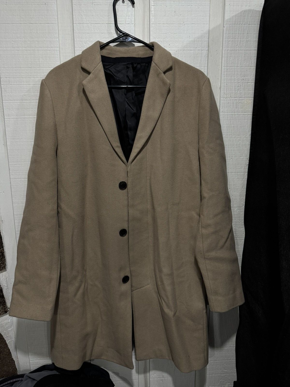 Vintage Wool Beige Longcoat Size US M / EU 48-50 / 2 - 1 Thumbnail