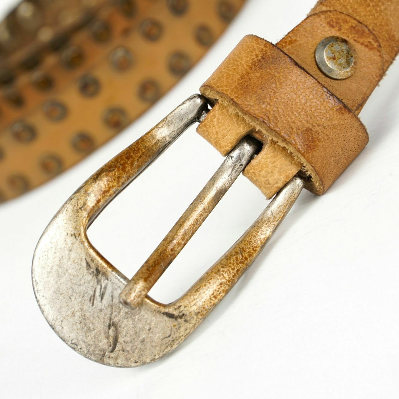 Other UNDICI-DIECI® / Tan Leather Belt — Handcrafted Size ONE SIZE - 2 Thumbnail
