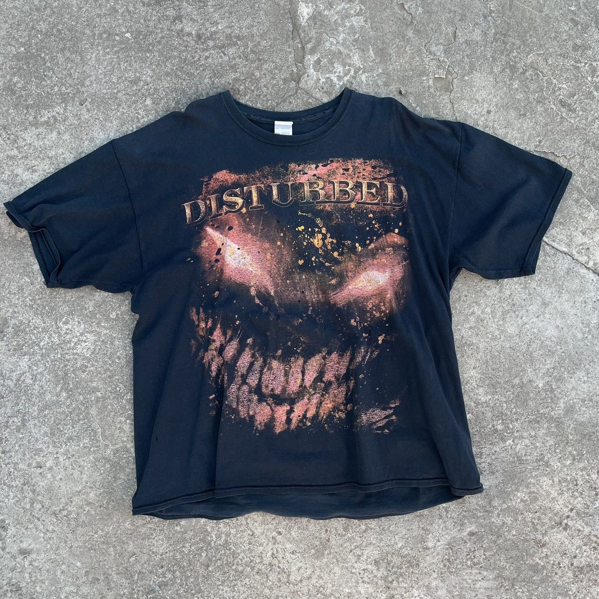 Band Tees Vintage Disturbed Big Logo Band Tee Rock 90s Streetwear Size US XL / EU 56 / 4 - 2 Thumbnail