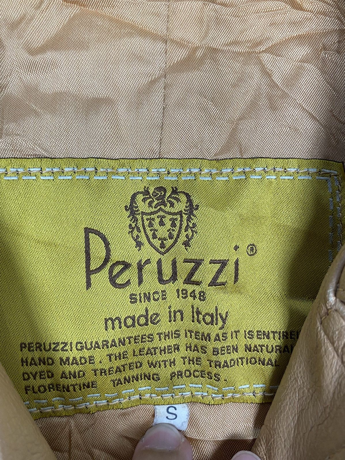 Vera Pelle Rare‼️ Vintage Peruzzi Vera Pelle Jacket Made in Italy Size XS / US 0-2 / IT 36-38 - 5 Thumbnail