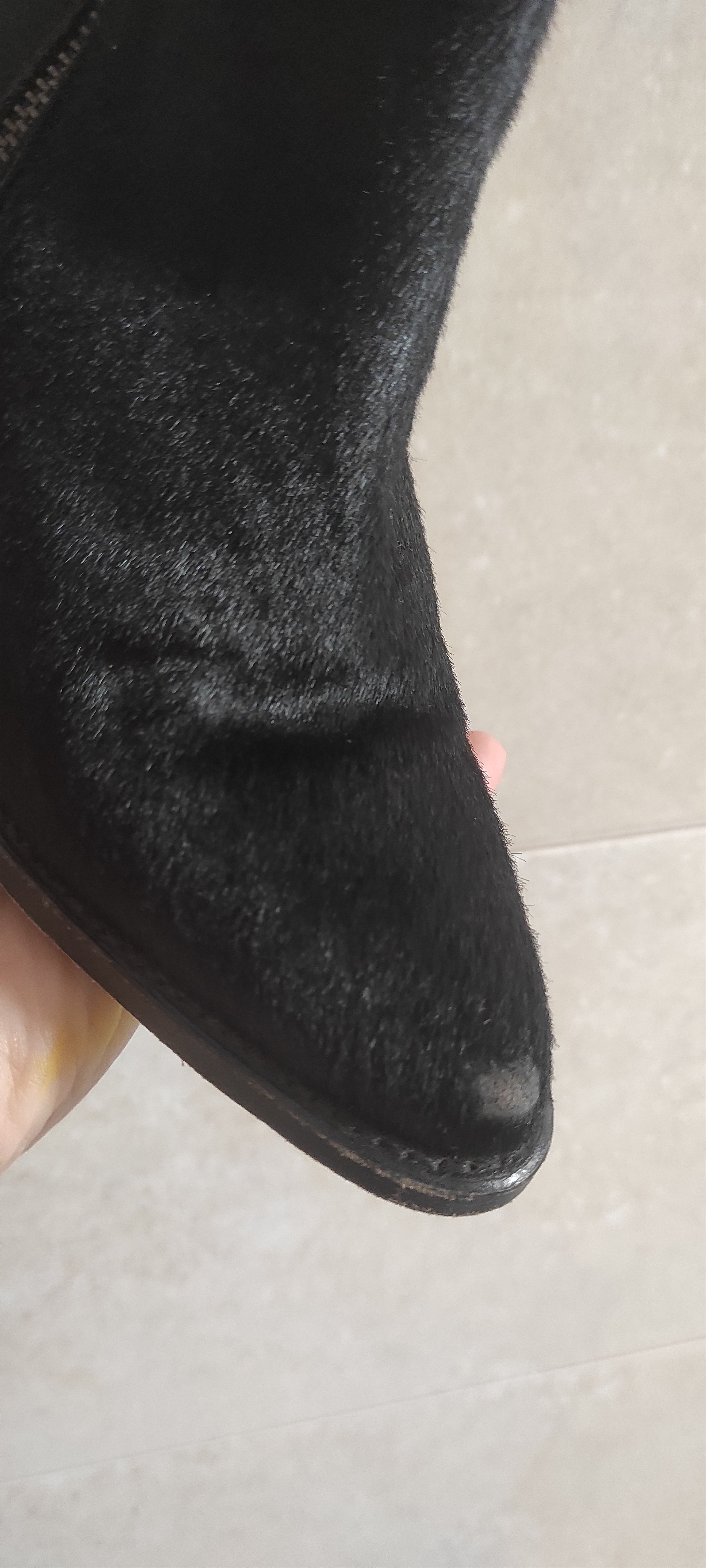 Other Sendra Cowboy Boots Black Suede Leather Ankle Boots Size US 6 / IT 36 - 19 Thumbnail