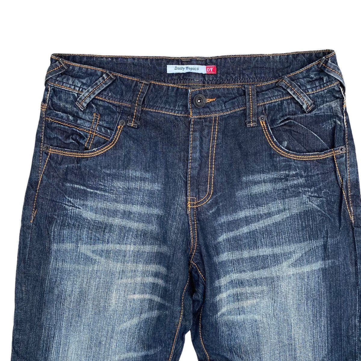 Japanese Brand Japan Daily Topics Rooted Lightning ⚡️ Denim Jeans Size US 34 / EU 50 - 6 Thumbnail