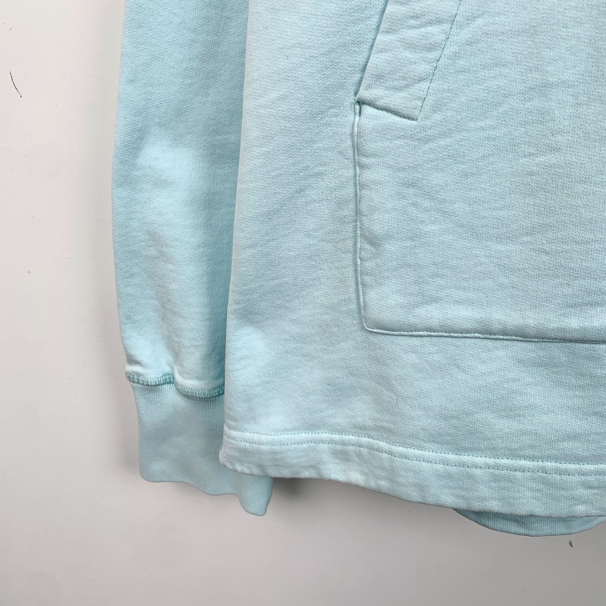 Acne Studios Acne Studios Sky Blue Cotton Hoodie S Long Sleeve Pullover K Size S / US 4 / IT 40 - 7 Thumbnail