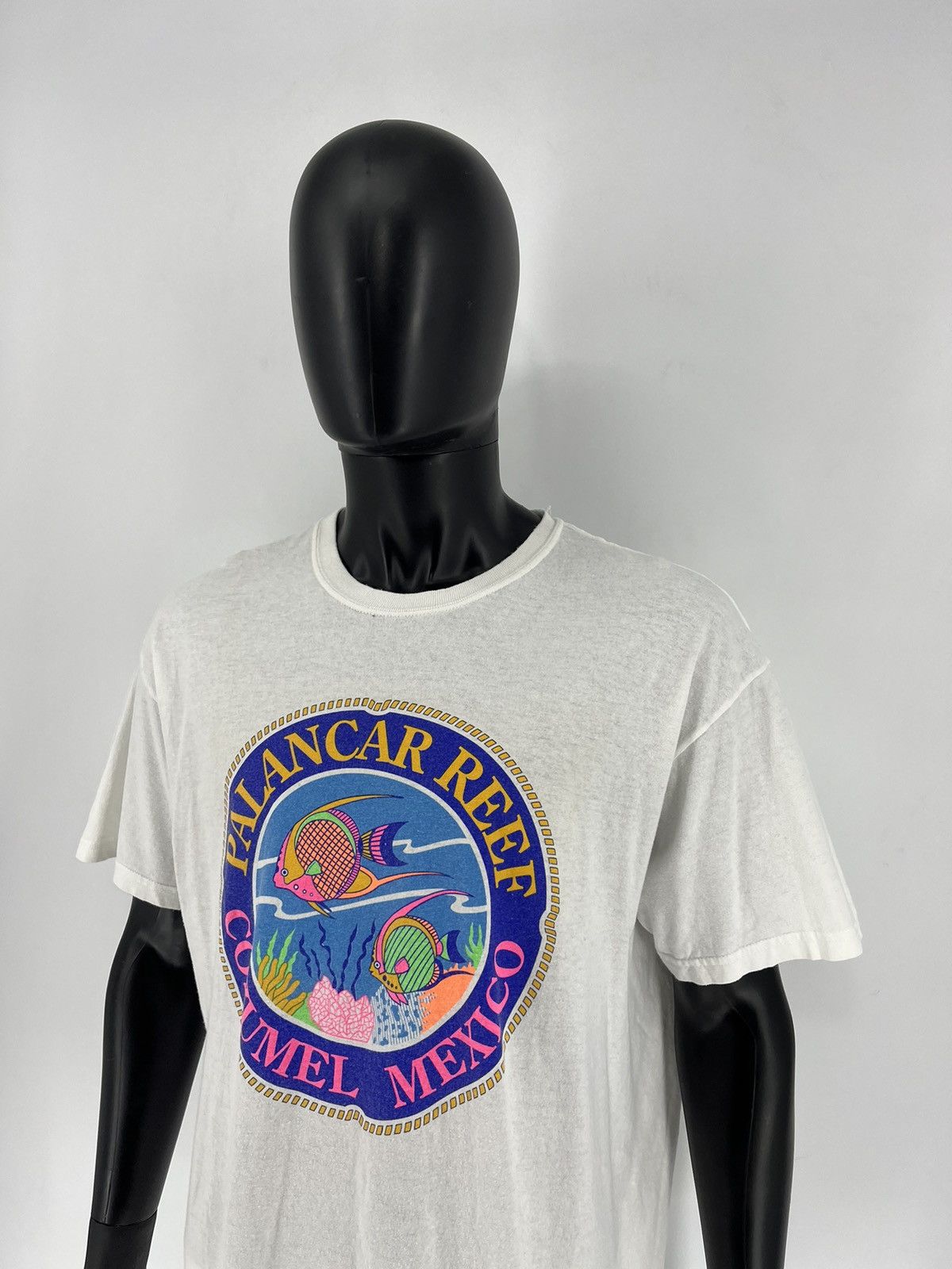 Other Vintage Cozumel Mexico Shirt 2XL White Palancar Reef Fish Size US XL / EU 56 / 4 - 5 Thumbnail