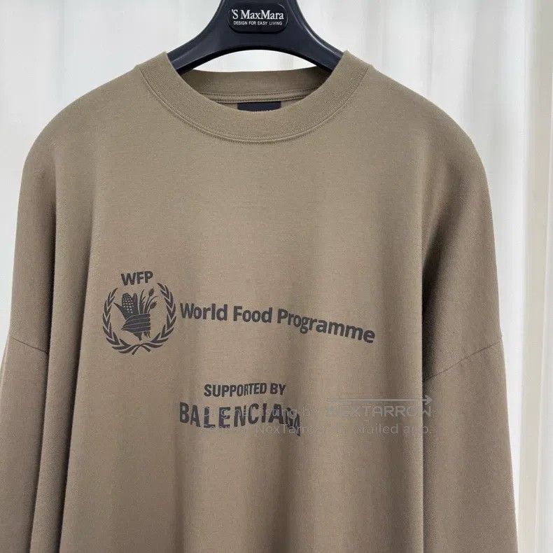 Balenciaga Balenciaga Grain Print Letter Layered Long Sleeve Size US XL / EU 56 / 4 - 3 Thumbnail