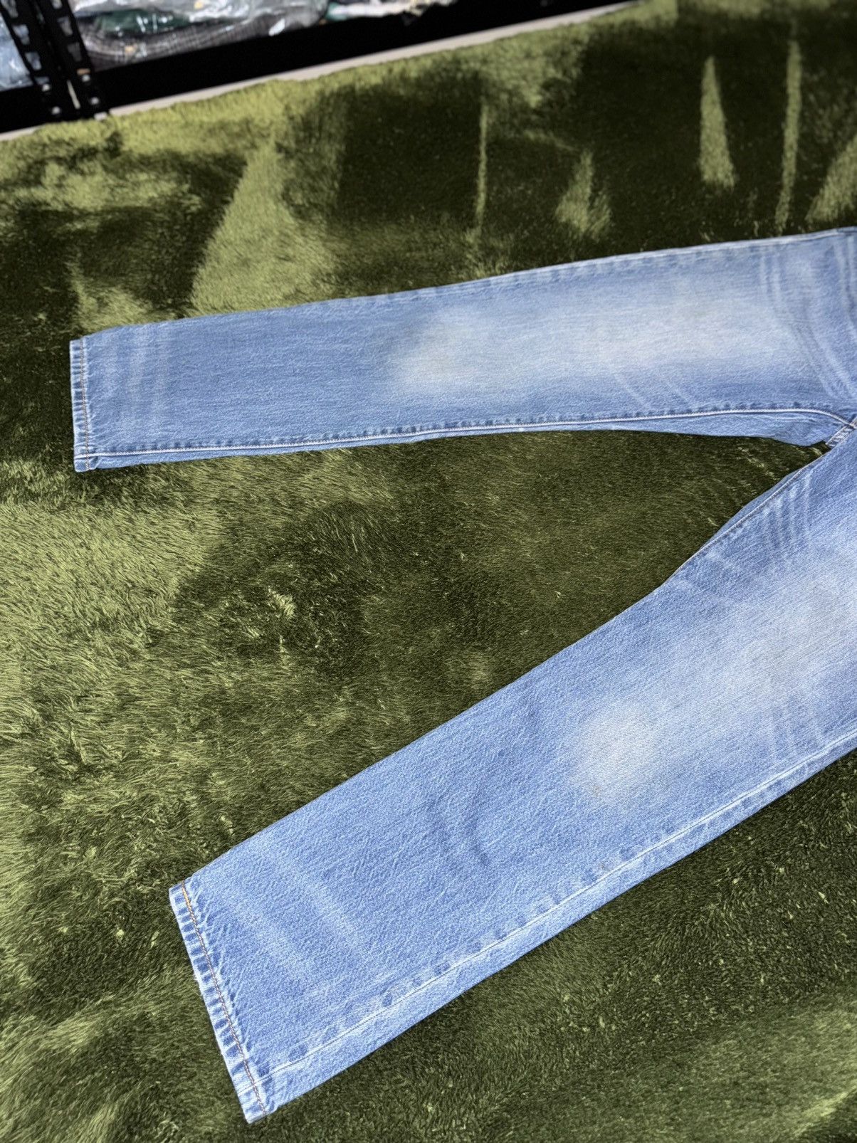 Levi's [W28/L32] Levi’s 501 Leather Patch Vintage Wash Denim Pants Size US 28 / EU 44 - 6 Thumbnail