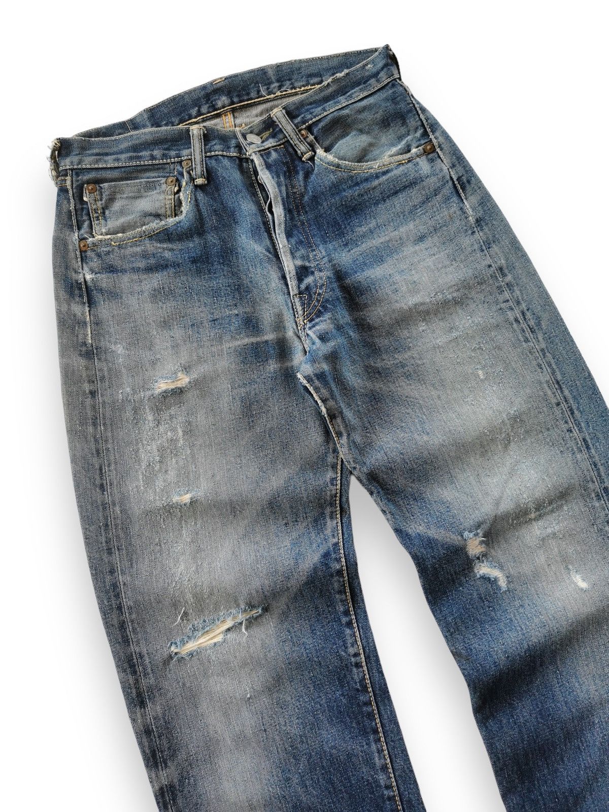 Japanese Brand × Pherrow's Pherrows Selvedge Jeans Looklike Style Kurt Kobain Size US 29 - 5 Thumbnail