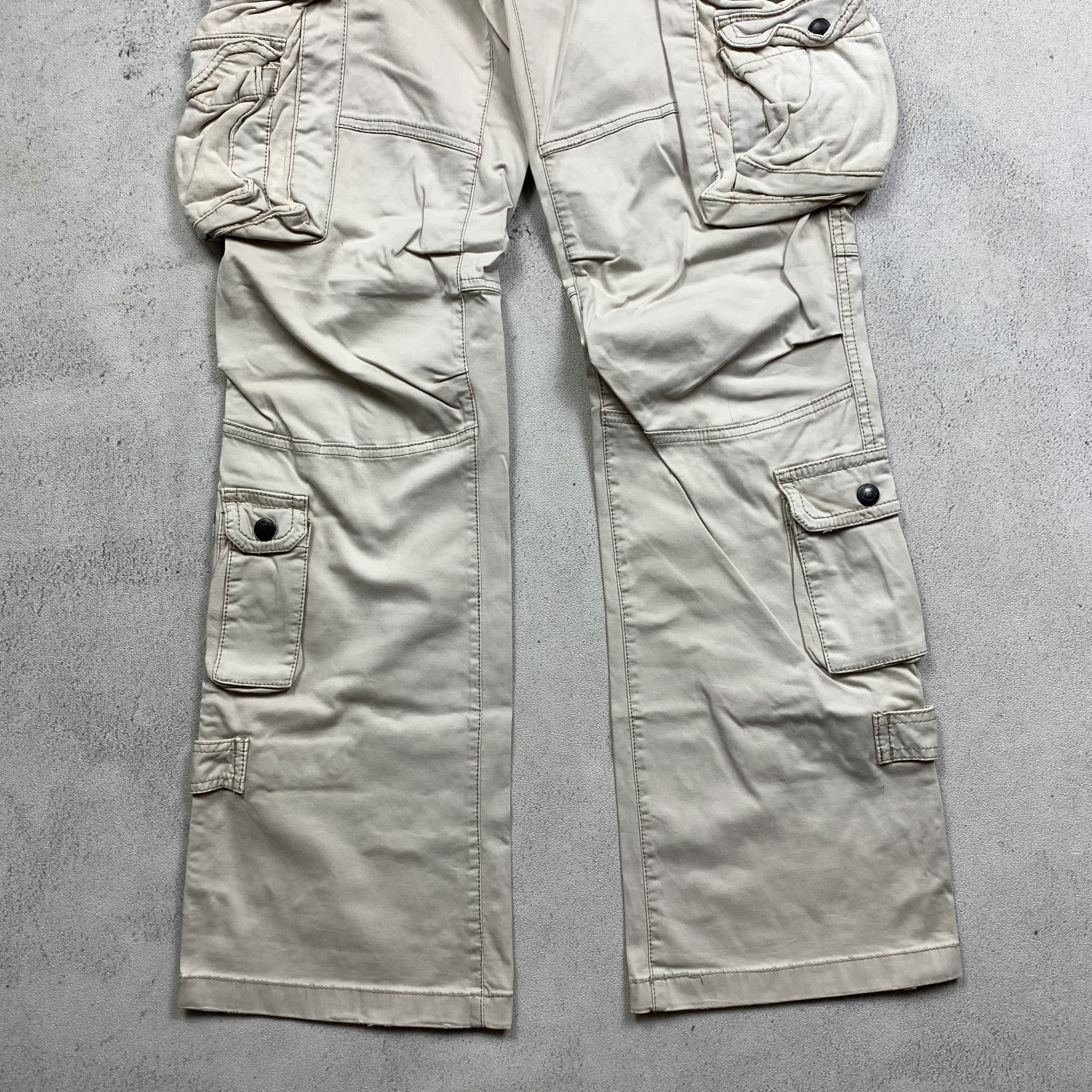 Tete Homme Tete Homme Multi Pocket Cargo Utility Pants White Size US 30 / EU 46 - 3 Thumbnail