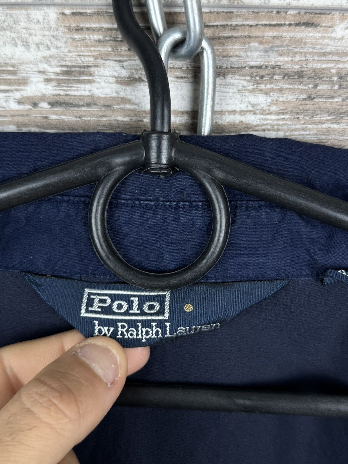 Polo Ralph Lauren Mens Vintage Polo Ralph Lauren jacket navy bomber Size US XL / EU 56 / 4 - 19 Thumbnail