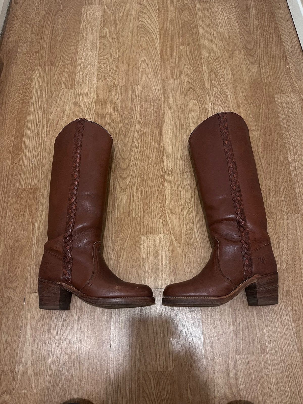 Frye Vintage FRYE Cowboy Boots Size US 7 / IT 37 - 3 Thumbnail
