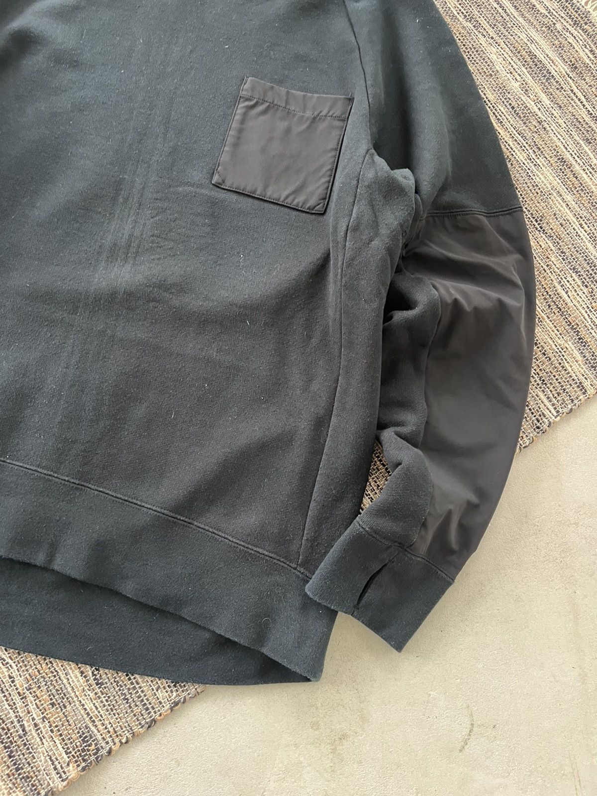 Nike Vintage Nike SB Black Nylon Blank sk8 Sweatshirt basic Size US XL / EU 56 / 4 - 6 Thumbnail