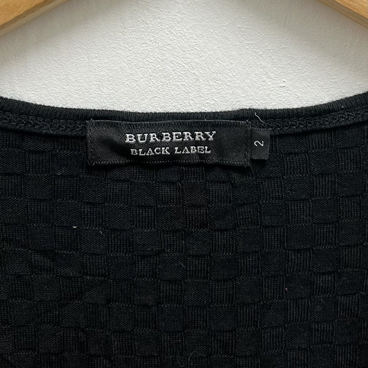 Black Label Burberry Black Label Long Sleeve Japan V Neck T shirt Size US S / EU 44-46 / 1 - 5 Thumbnail