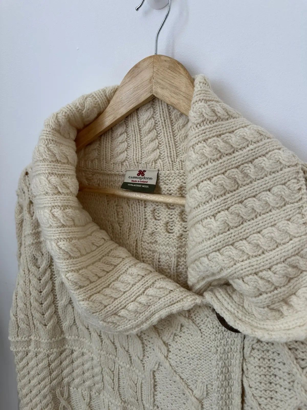 Autumn Cashmere Vintage Carraig Donn Knit Beige Womens Cardigan Size US XS / EU 42 / 0 - 8 Thumbnail