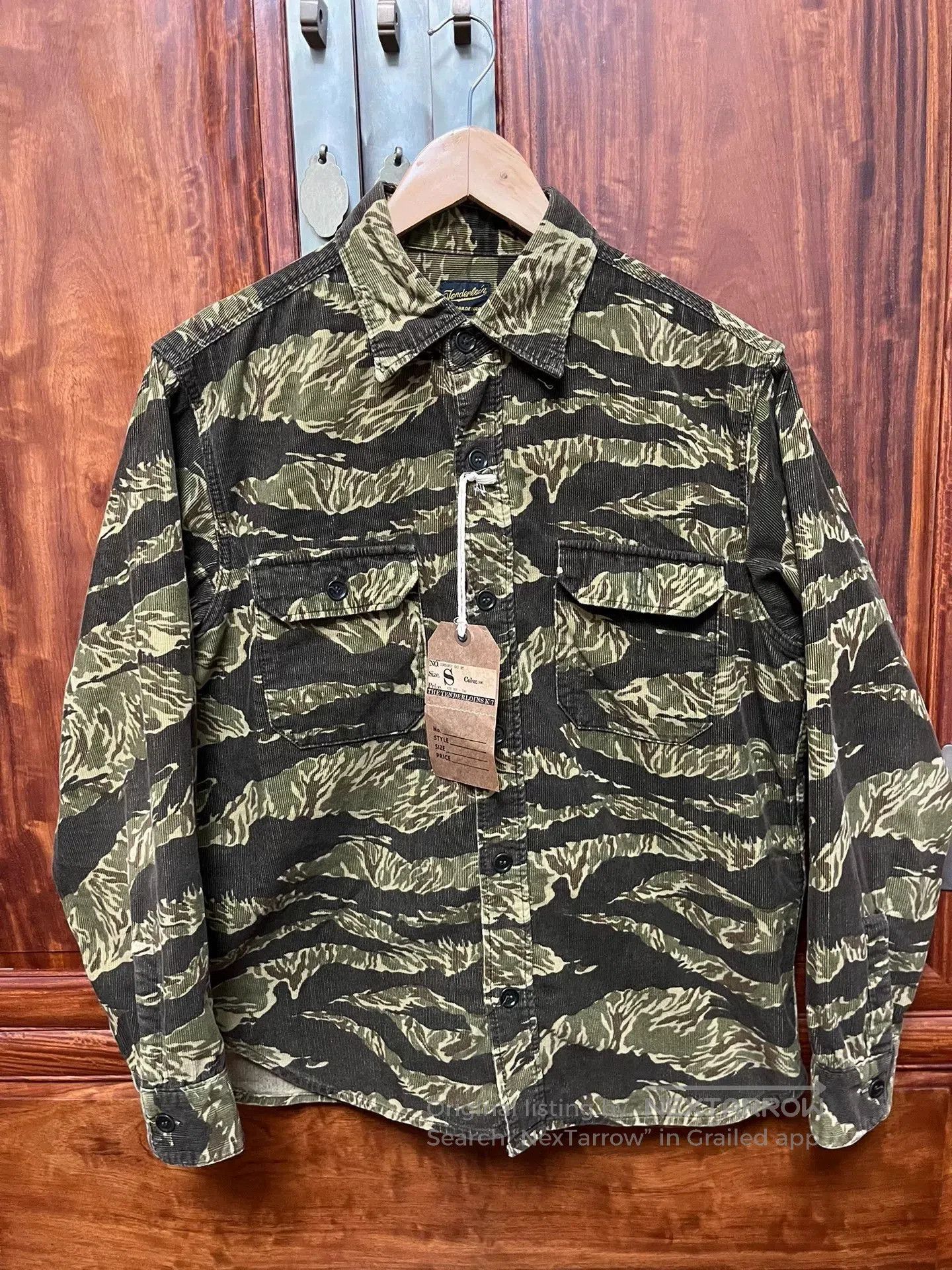 Tenderloin TENDERLOIN Corduroy Camo Tiger Shirt. Size US S / EU 44-46 / 1 - 1 Thumbnail