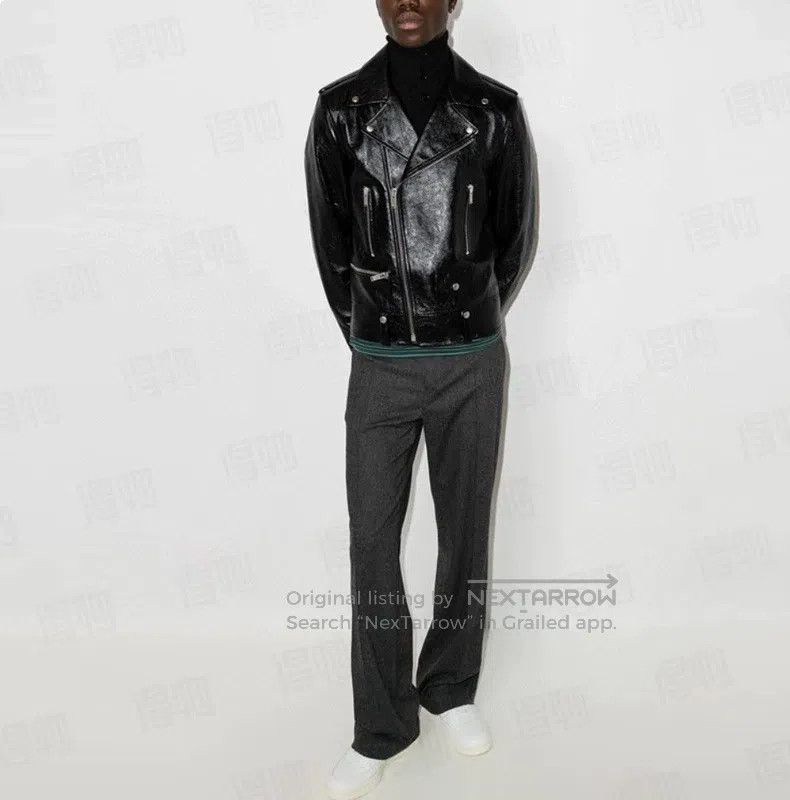 Saint Laurent Paris Saint Laurent Paris Classic Black Leather Jacket Size US S / EU 44-46 / 1 - 8 Thumbnail