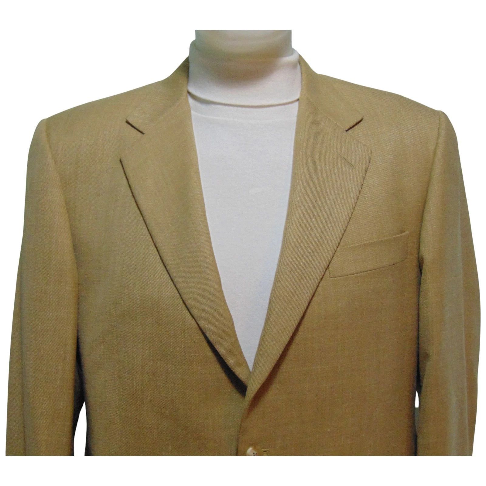 Hickey Freeman Vintage Hickey Freeman Wool Linen Silk Blazer 42R USA Size 42R - 3 Thumbnail