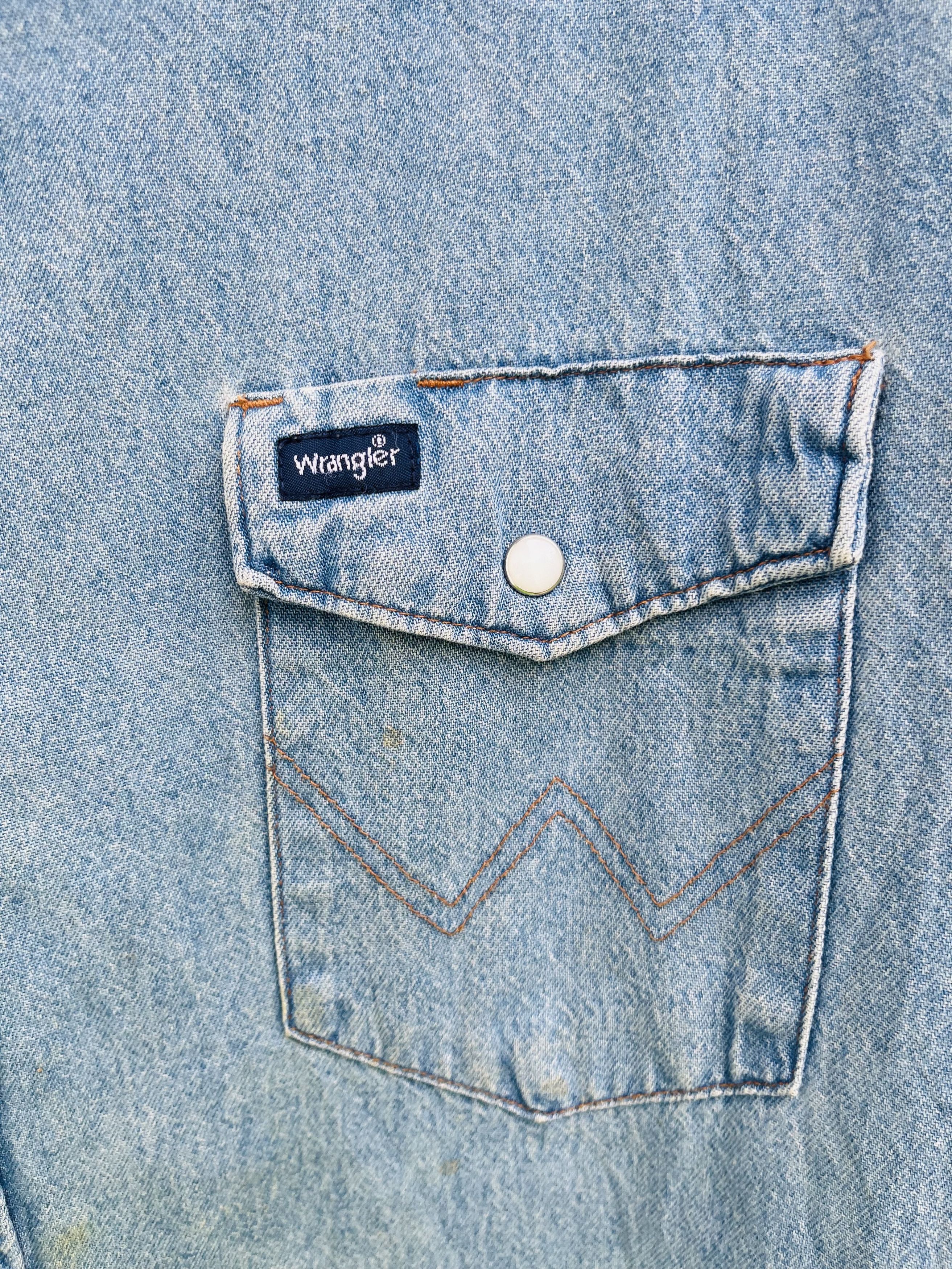 Japanese Brand × Vintage Vintage 90s Wrengler Streetwear Fashion Style Long Sleeve Size US XL / EU 56 / 4 - 7 Thumbnail