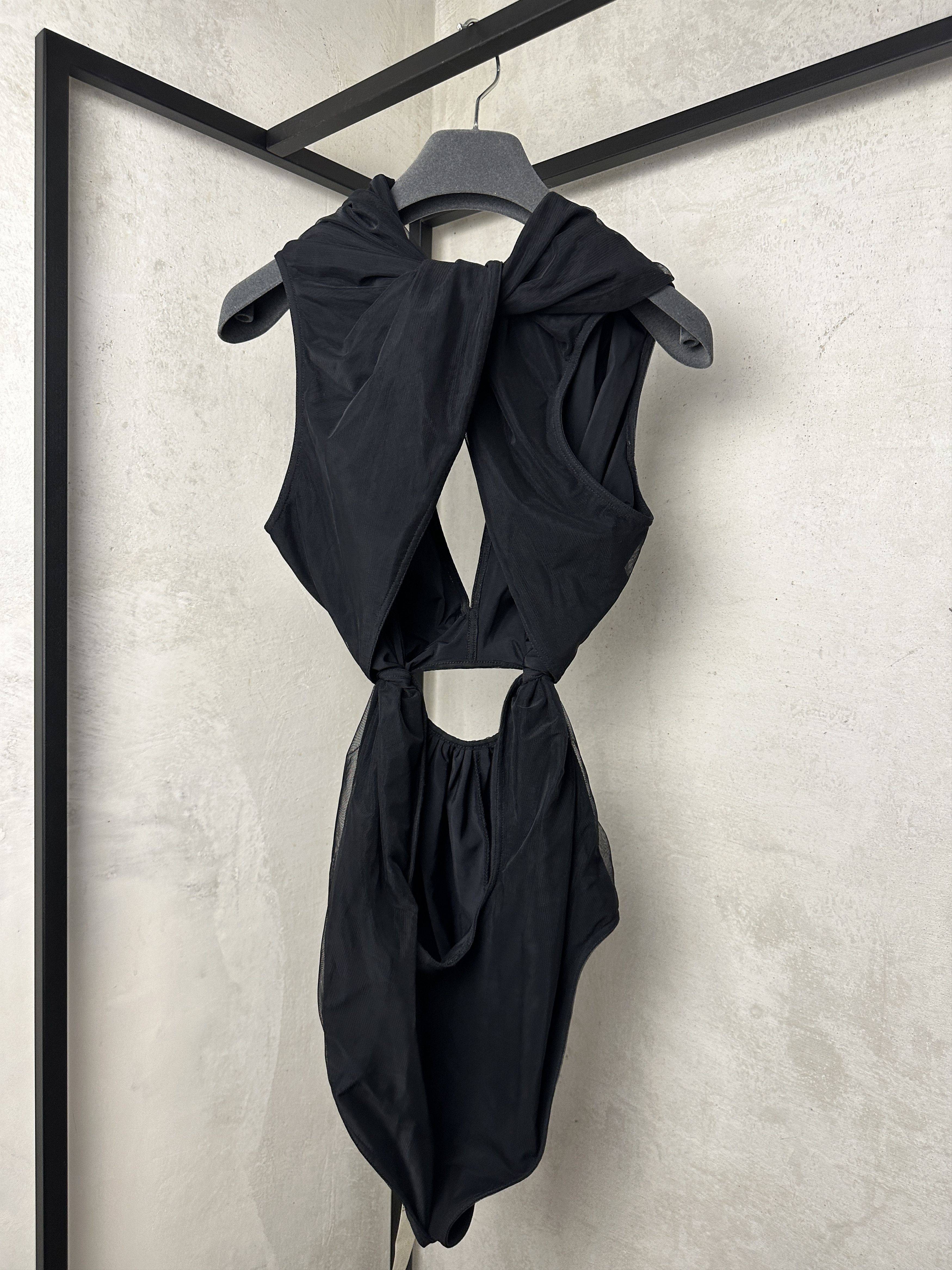 Rick Owens Rick Owens Phlegethon SS21 Glory Bather Black Bodysuit Size M / US 6-8 / IT 42-44 - 12 Thumbnail