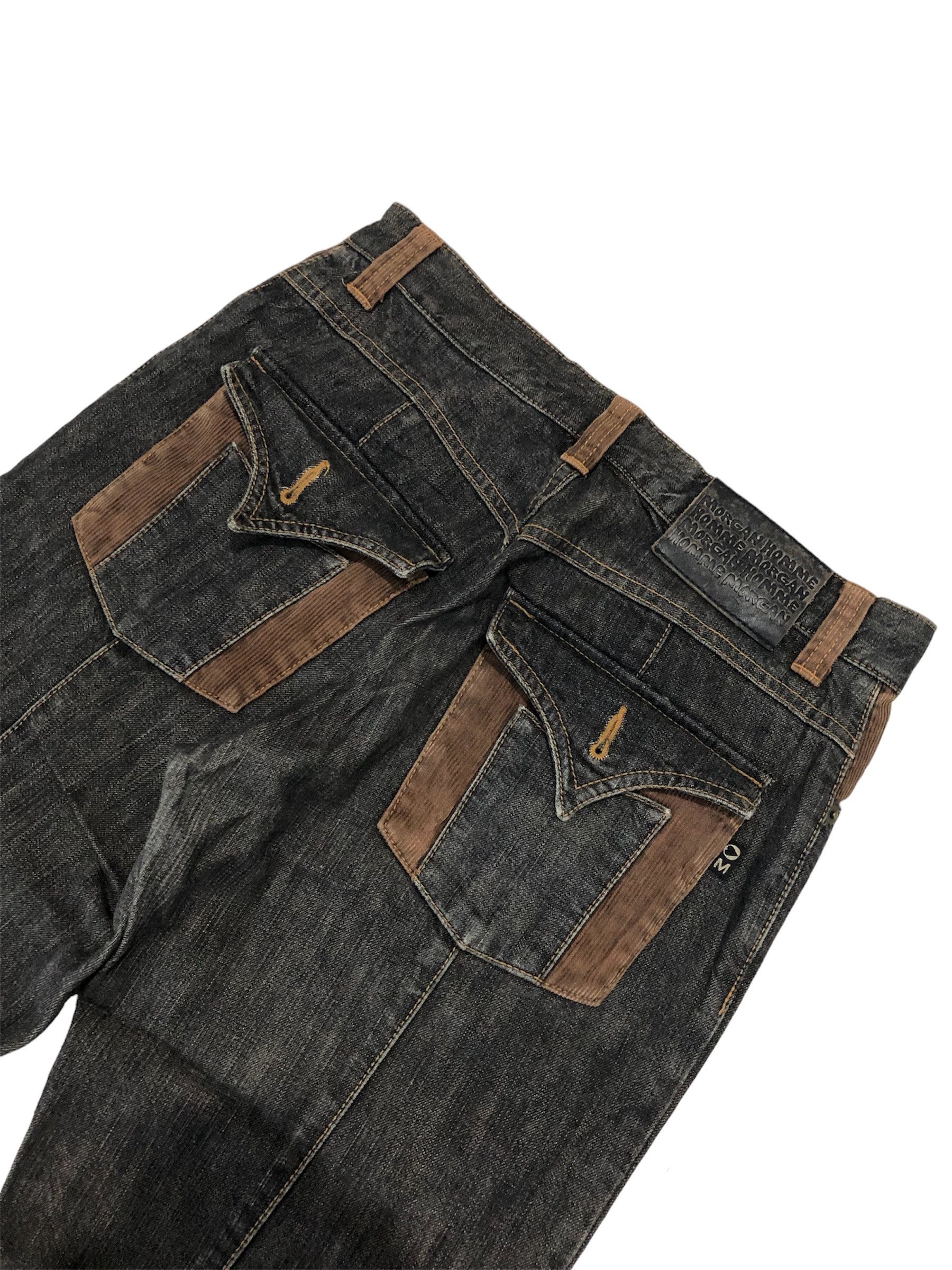 Le Grande Bleu (L.G.B.) Morgan Homme Flared Denim Mix Corduroy Size US 29 - 7 Thumbnail