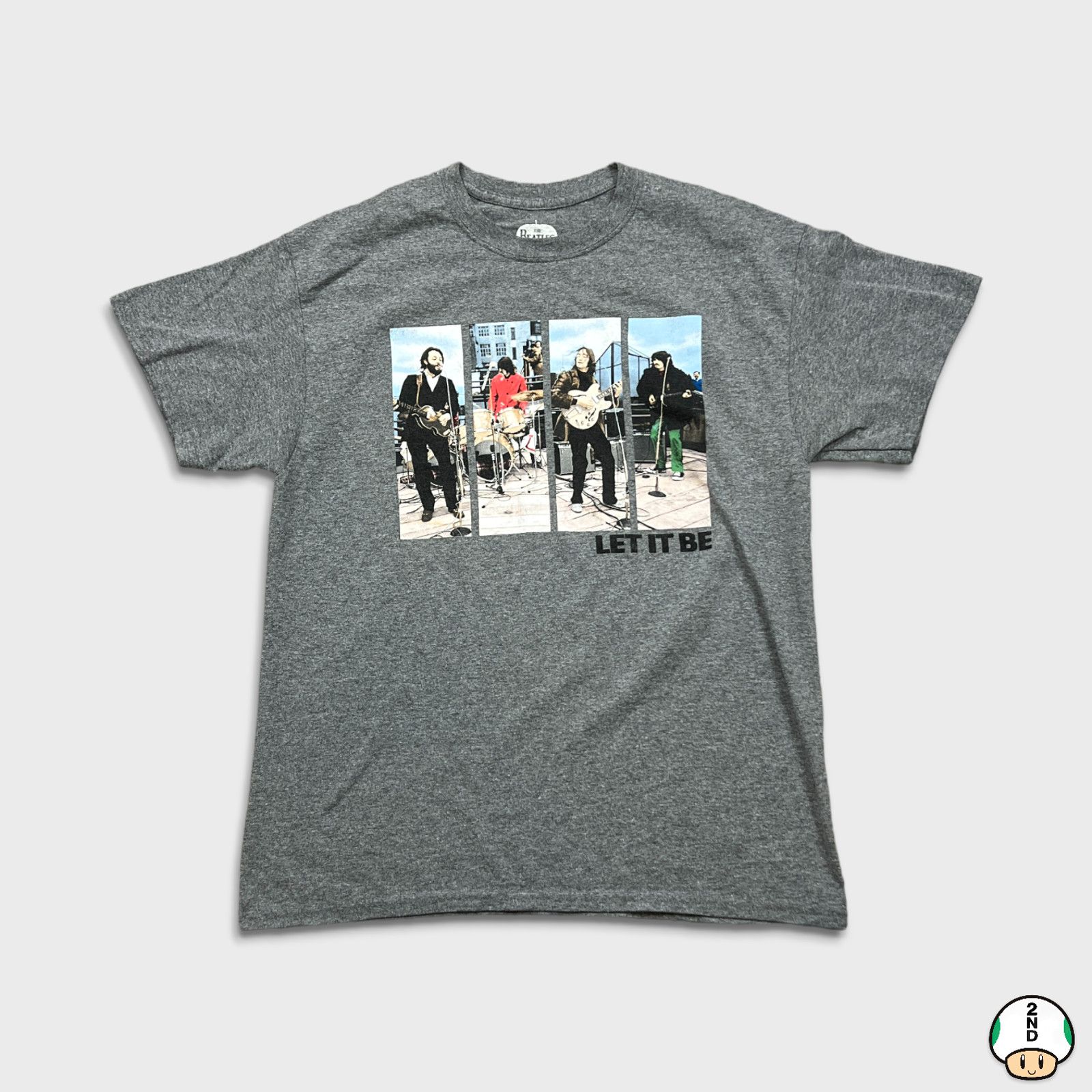 Apple × Band Tees × Vintage 2021 The Beatles Let It Be T Shirt Band Short Sleeve Tee Size US L / EU 52-54 / 3 - 1 Thumbnail