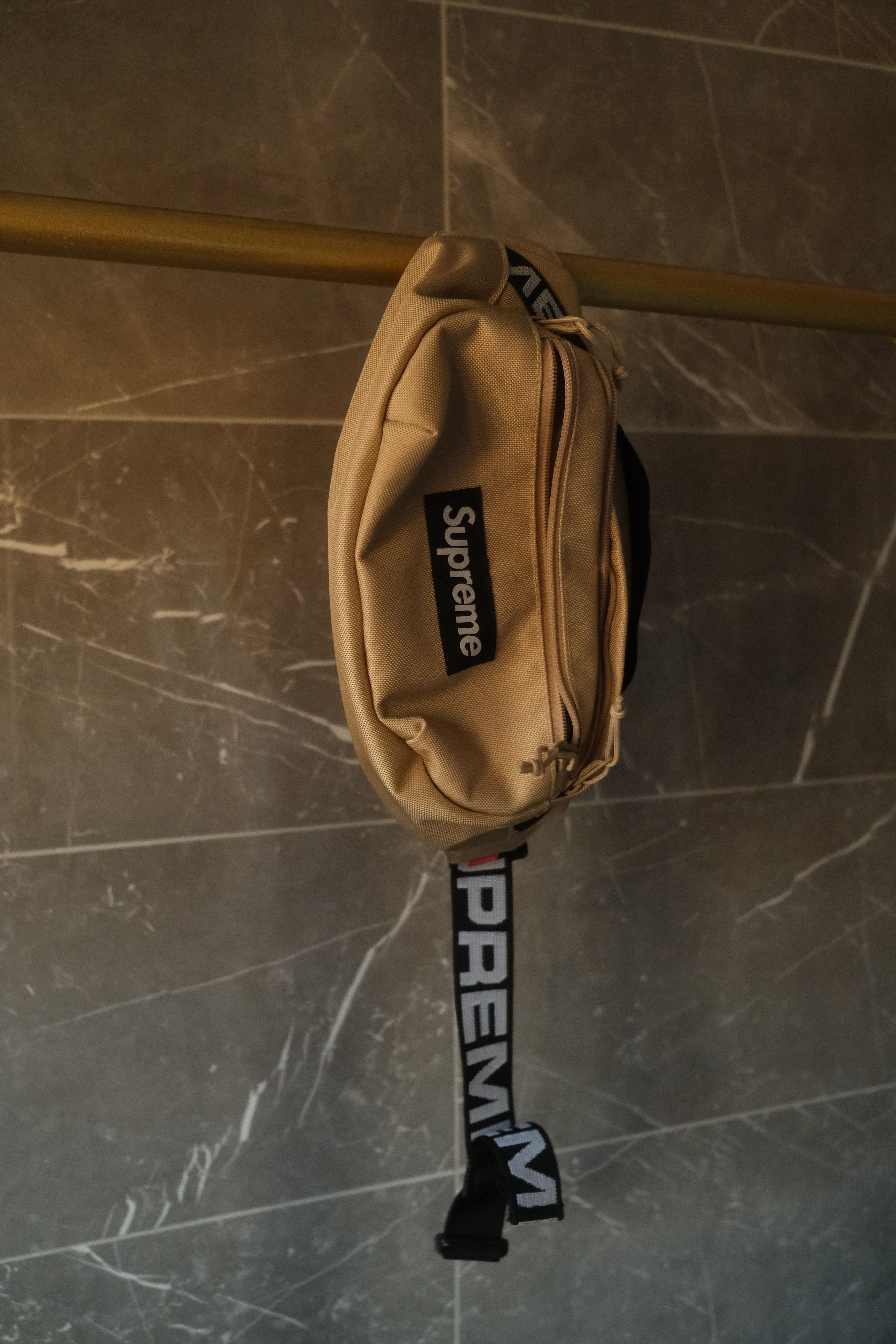 image of Ss18 Supreme Tan Fanny Pack, Men's