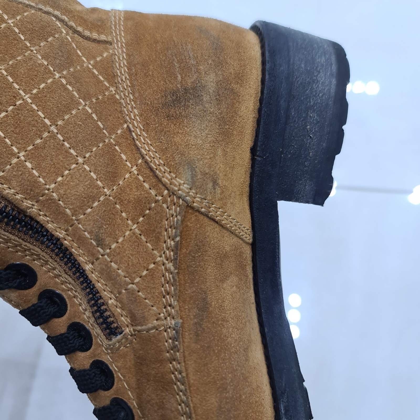Chanel CHANEL 2012 Brown Suede Mid-Calf Combat Boots Size 38.5 Size US 7.5 / IT 37.5 - 10 Thumbnail