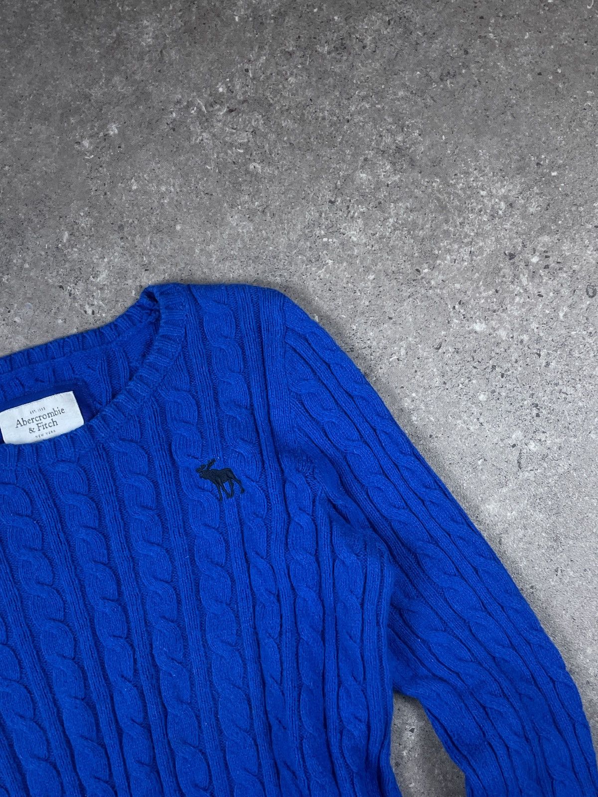Abercrombie & Fitch Vintage y2k Abercrombie & Fitch Cable Knit Sweater Size M / US 6-8 / IT 42-44 - 2 Thumbnail