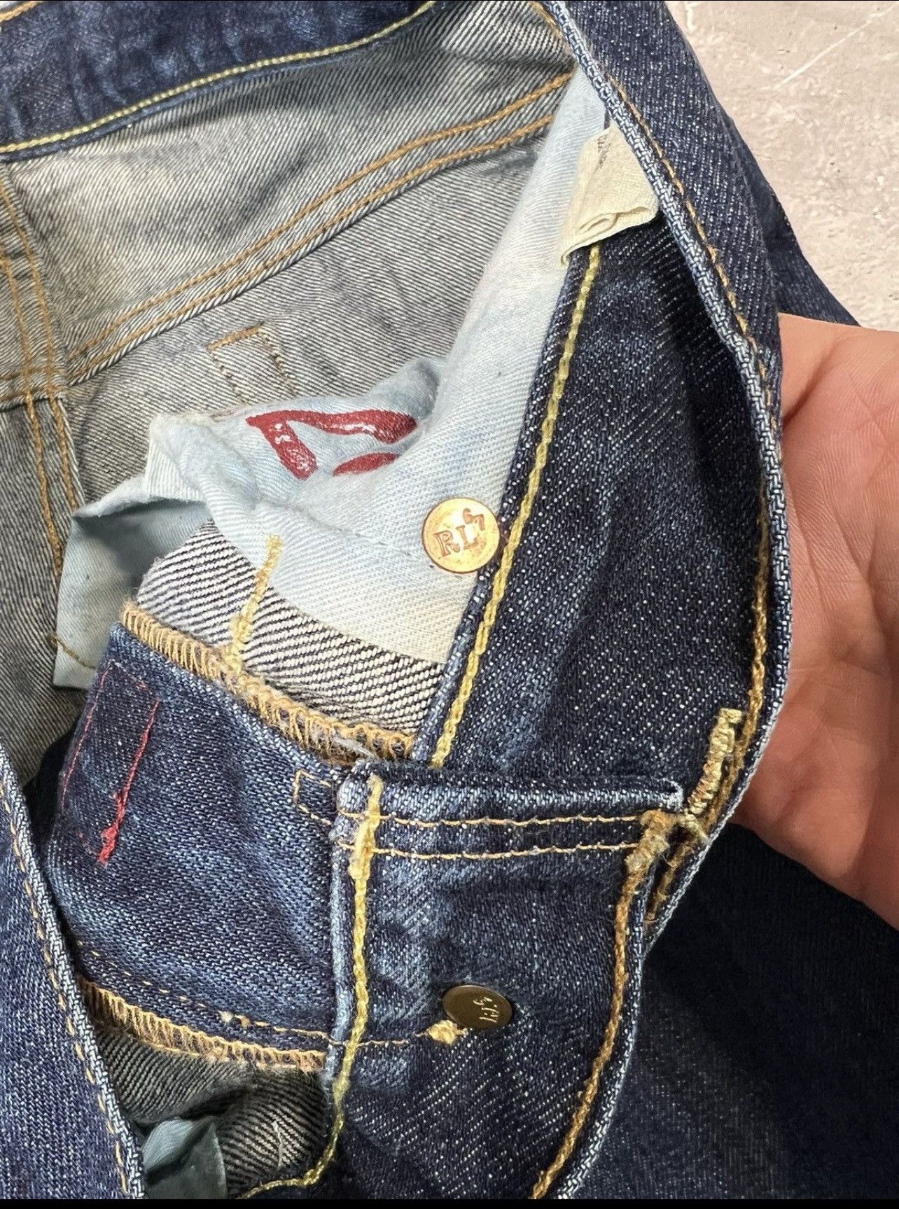 Vintage Vintage Denim Supply Ralph Lauren Denim Jeans Size US 30 / EU 46 - 9 Thumbnail