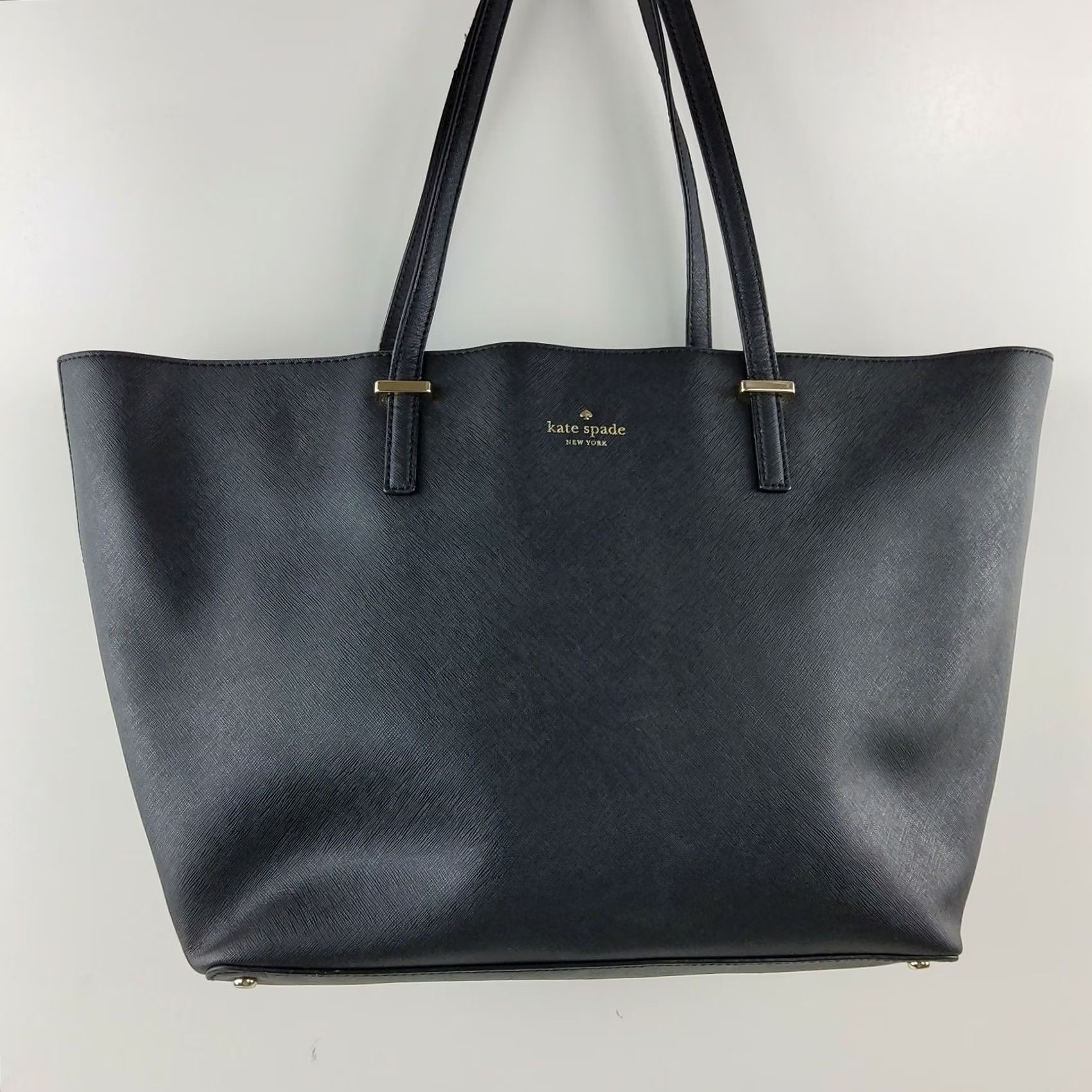 Vintage Kate Spade Cedar Street Harmony Tote Saffiano Leather Shoulder Handbag Purse Womens Large Black Size ONE SIZE - 2 Thumbnail