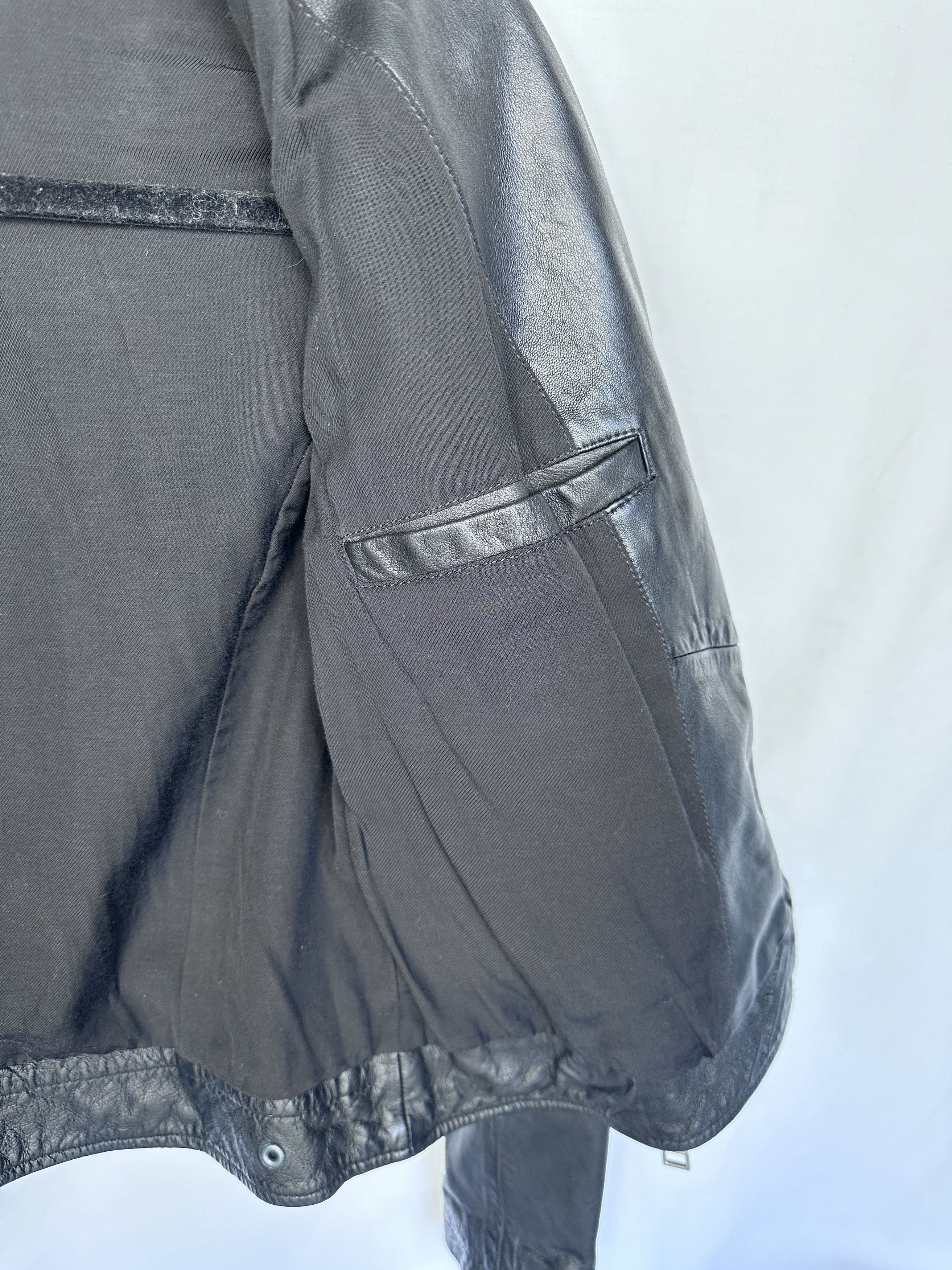 Allsaints ALLSAINTS | Cargo Leather Bike Jacket Size XS / US 0-2 / IT 36-38 - 4 Thumbnail