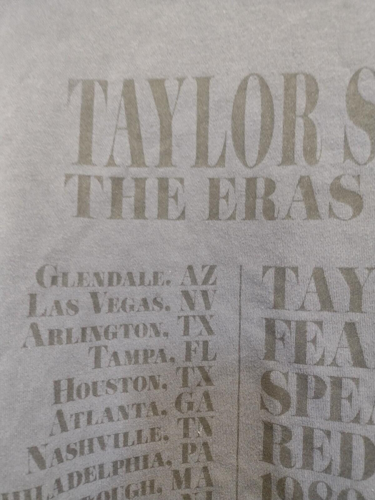 Other Taylor Swift Eras Tour Slate Sweatshirt L Official Merch Size L / US 10 / IT 46 - 4 Thumbnail