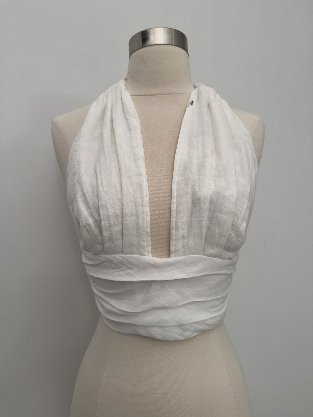 Designer Just Bee Queen Wrap Crop Top Size S / US 4 / IT 40 - 1 Thumbnail