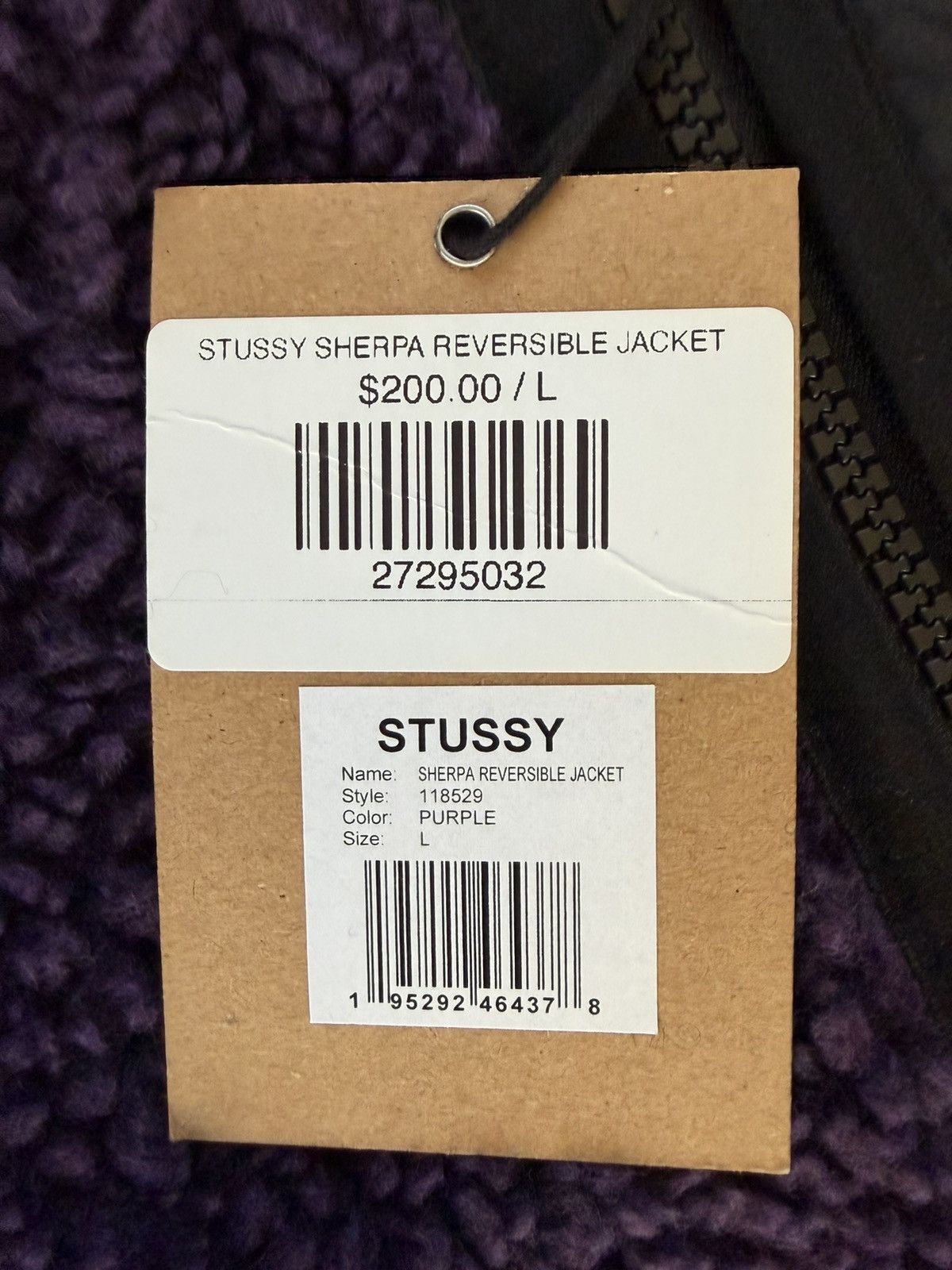 Stussy Stussy 8ball Sherpa Fleece Reversible Jacket Size US L / EU 52-54 / 3 - 7 Thumbnail