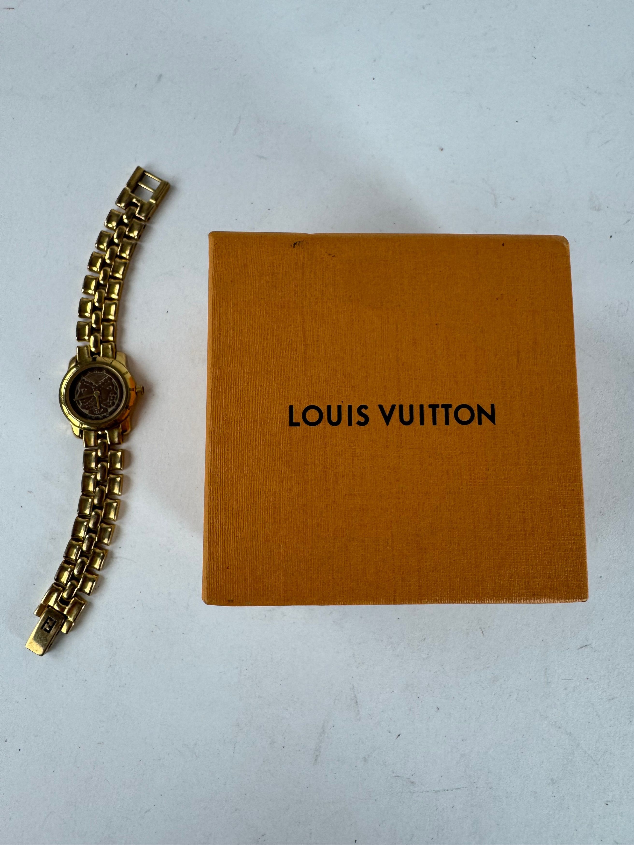 Fendi Vintage Givenchy Twin Watch Golden Size ONE SIZE - 1 Thumbnail